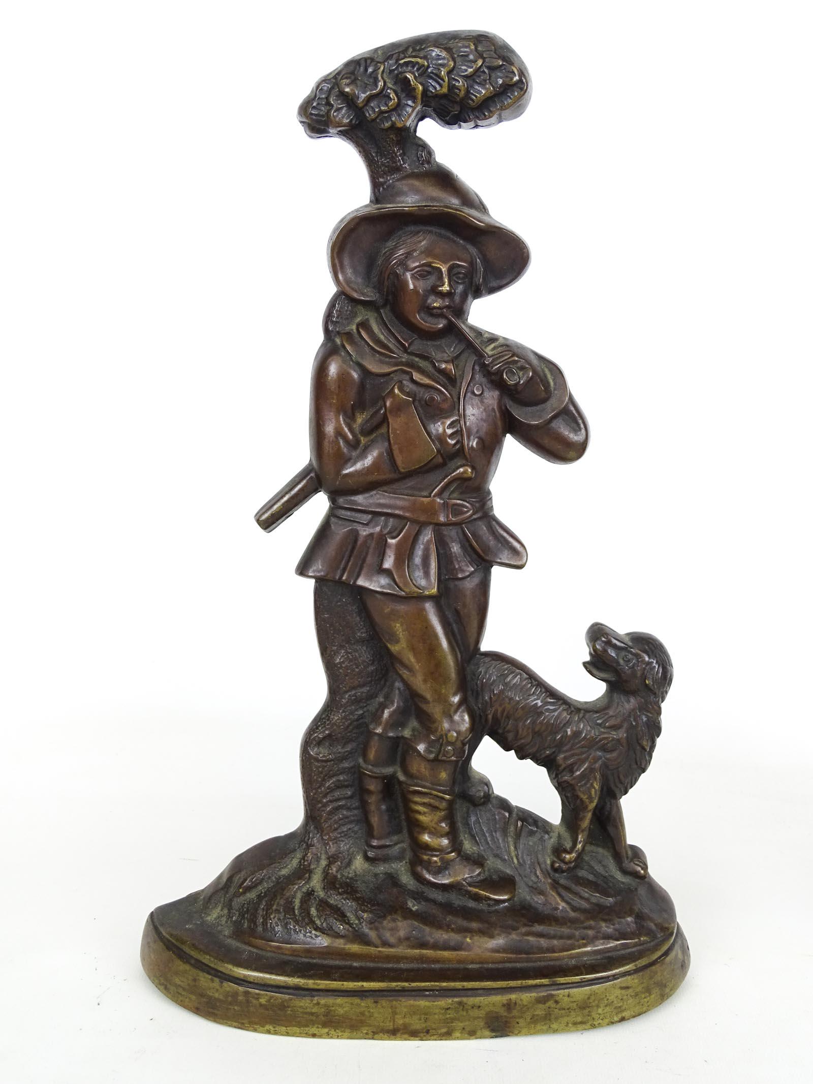 Doorstop: Scarce cast Woodsman doorstop. 15 1/4" Ht..