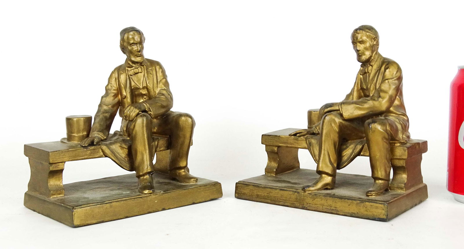 Pair Ronson Lincoln Bookends (1 of 6)
