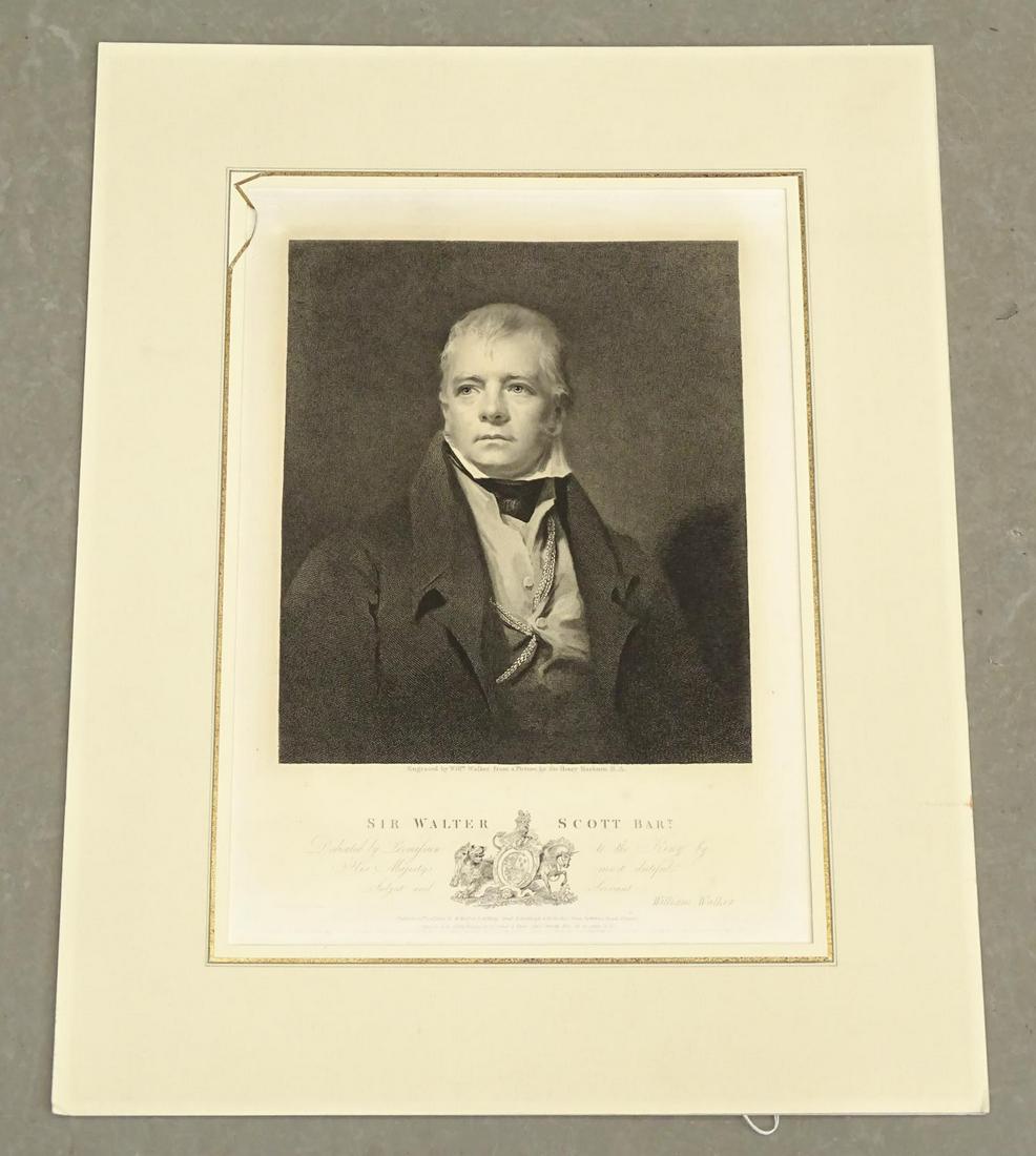 Sir Walter Scott Antique Print (1 of 3)