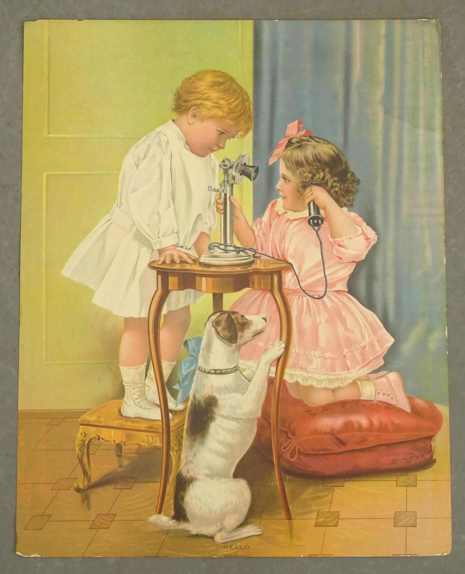 Early Vintage Telephone Print (1 of 2)