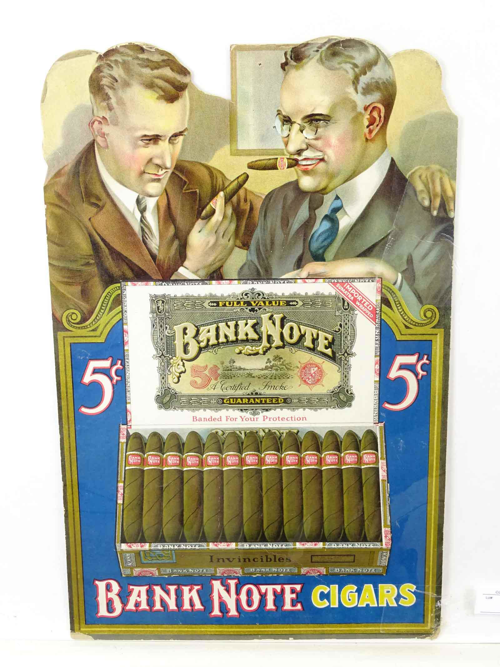Cigar Cardboard Advertising (1 of 2)