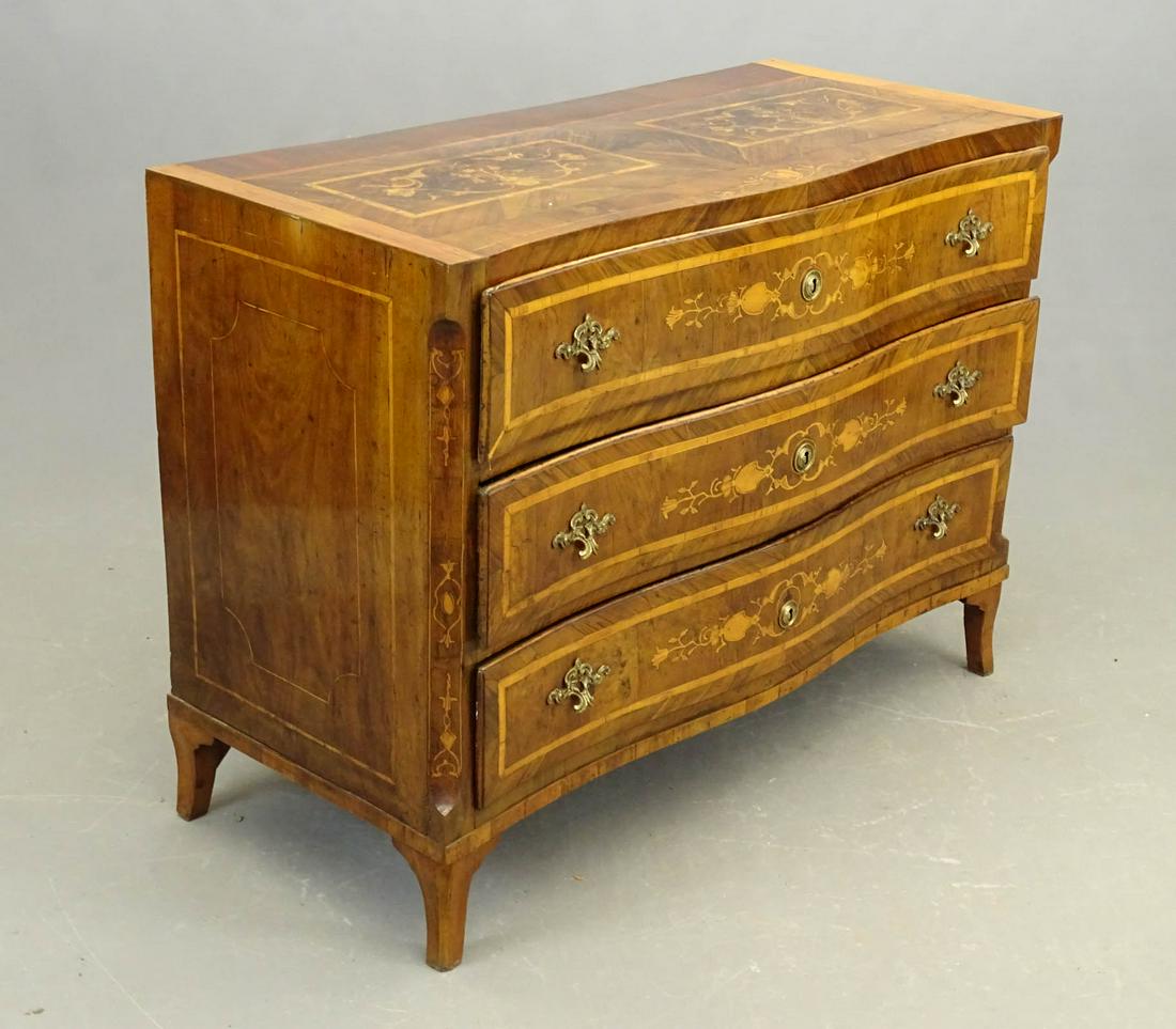 18th c. Italian Inlaid Commode (1 of 6)