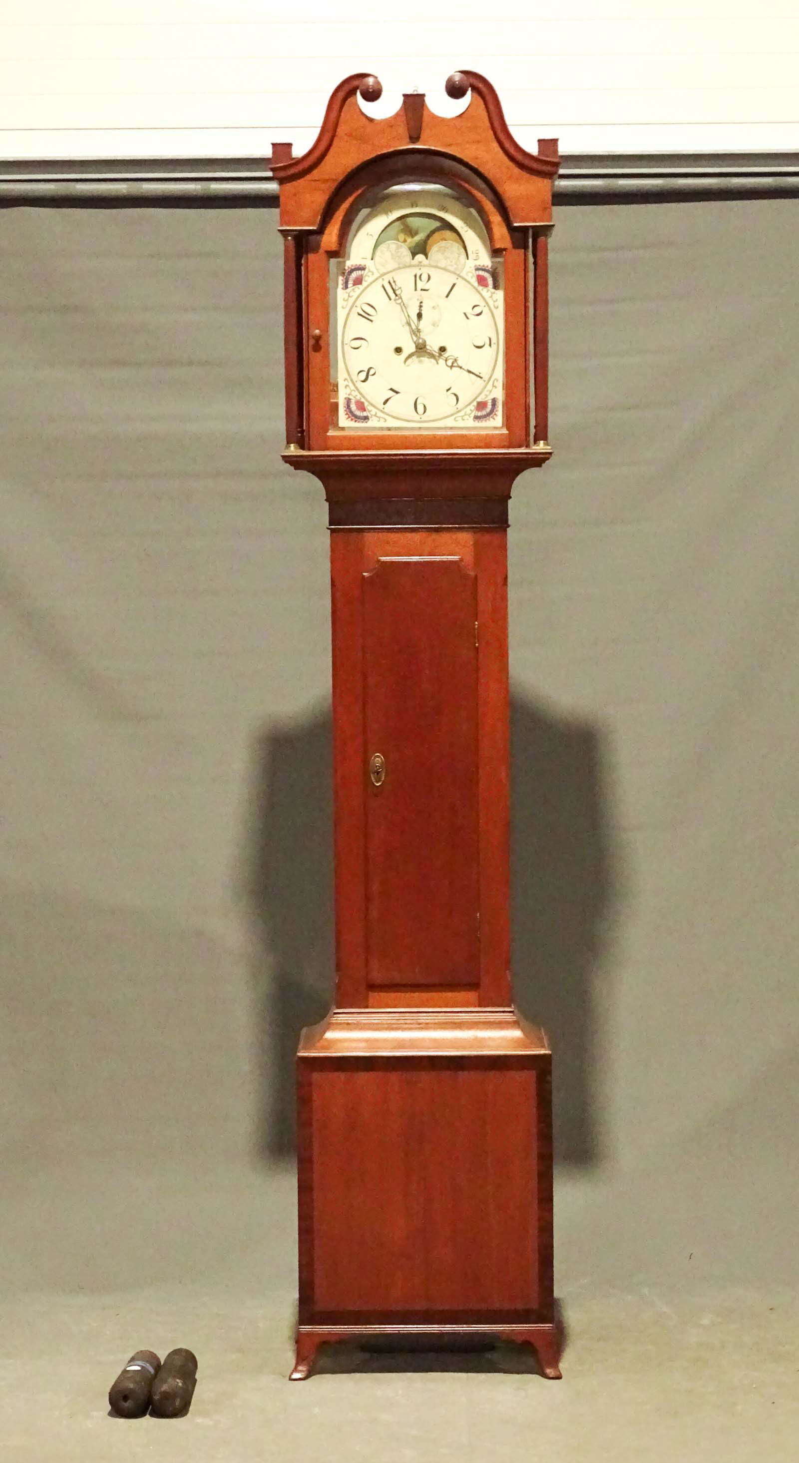 19th c. Tall Case Clock (1 of 7)
