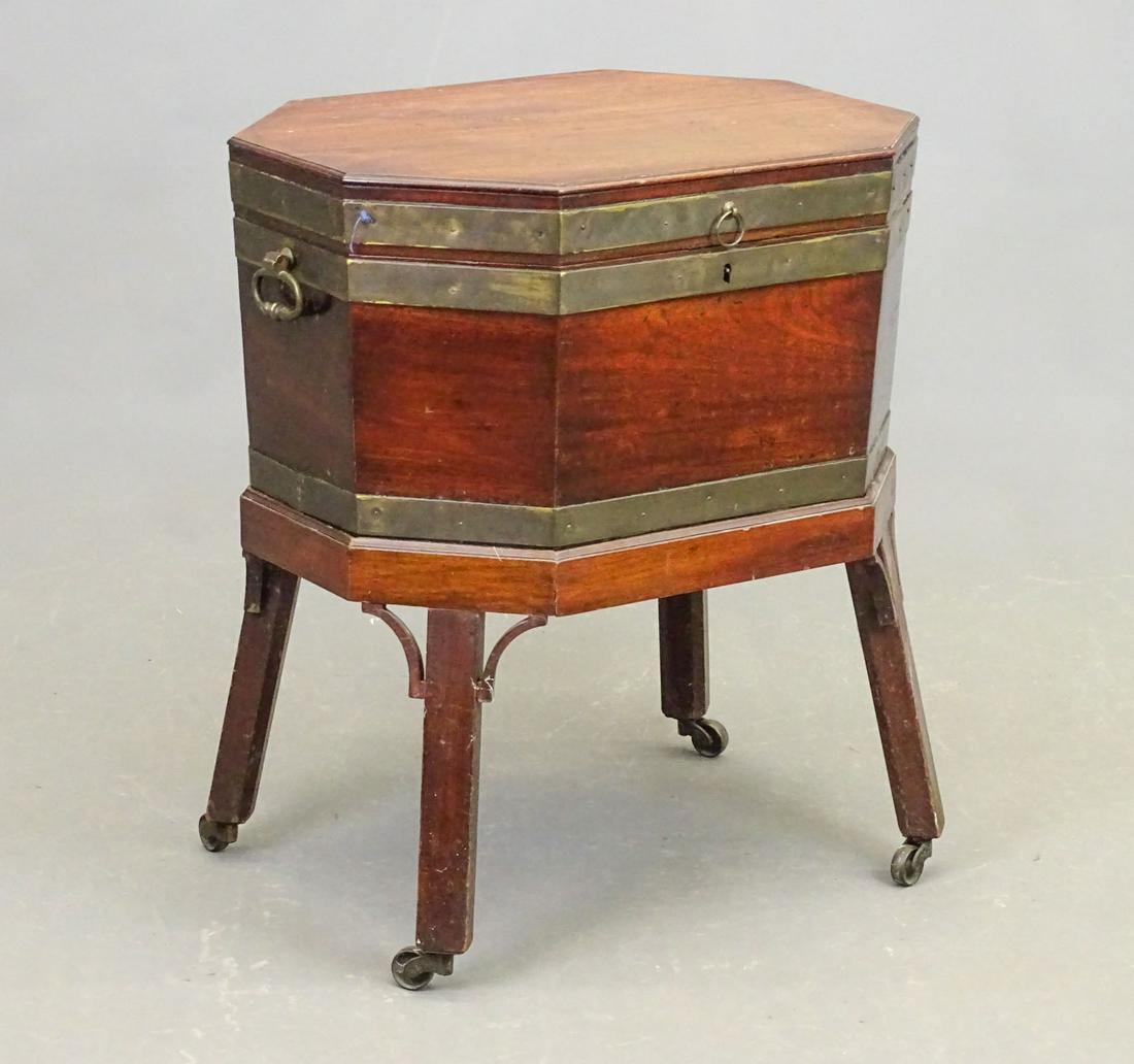 19th c. Mahogany Cellarette (1 of 6)