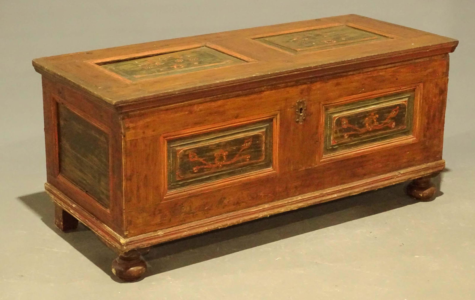 19th c. Continental Blanket Box (1 of 6)