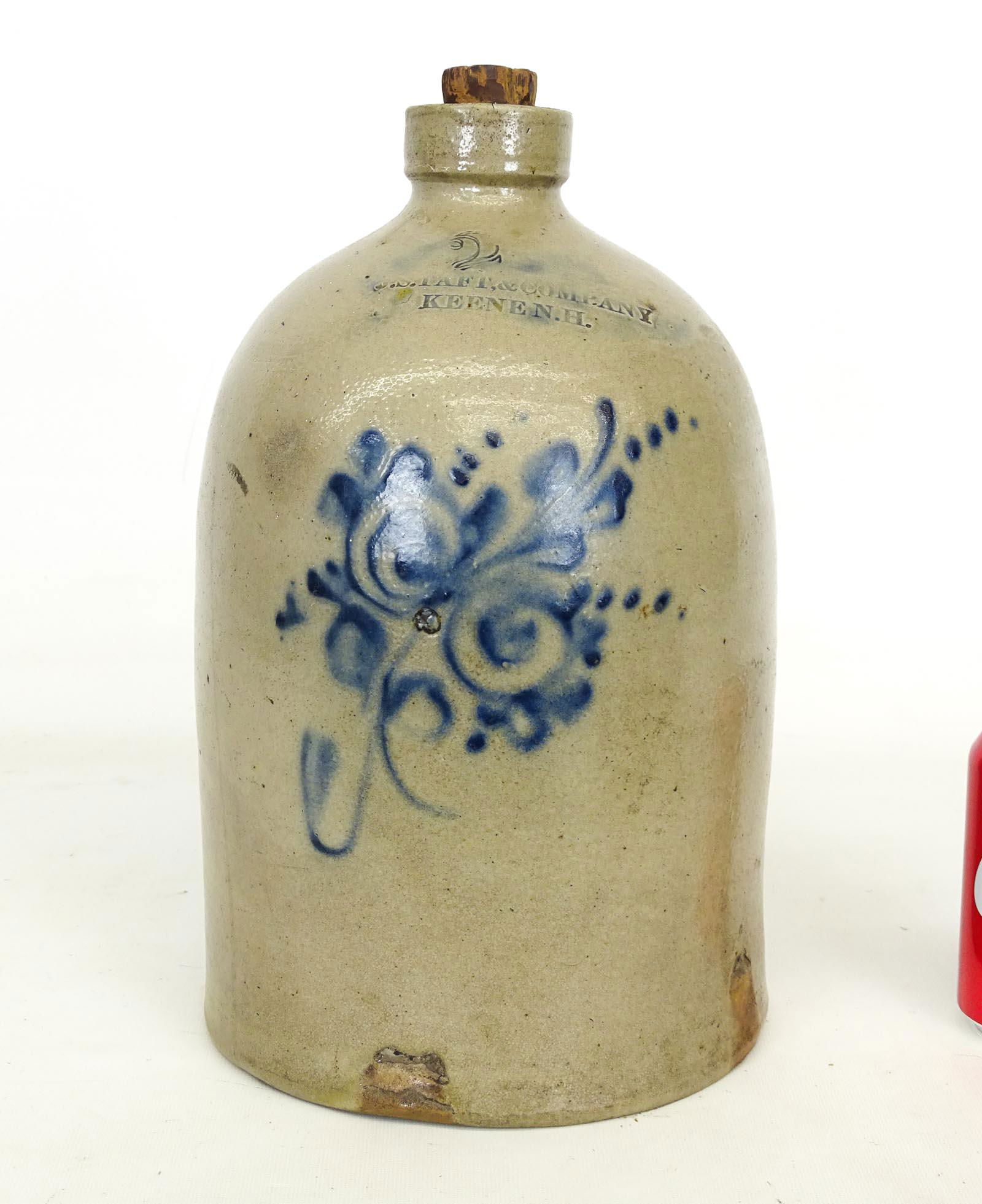19th c. Stoneware Jug (1 of 3)