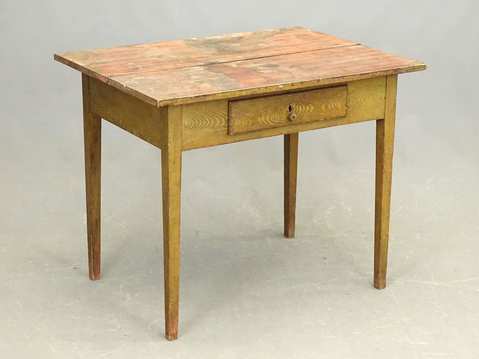 19th c. Painted Work Table (1 of 5)