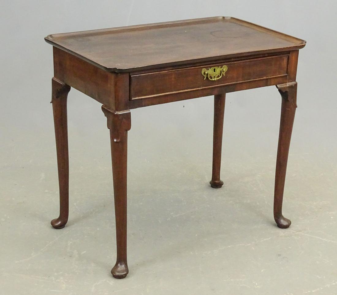 Early Continental Mahogany Tea Table (1 of 6)