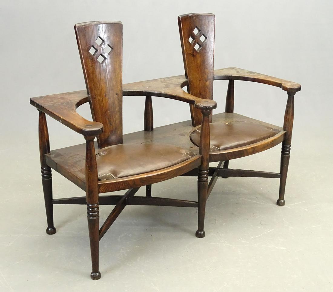 Arts & Crafts Period Bench (1 of 3)