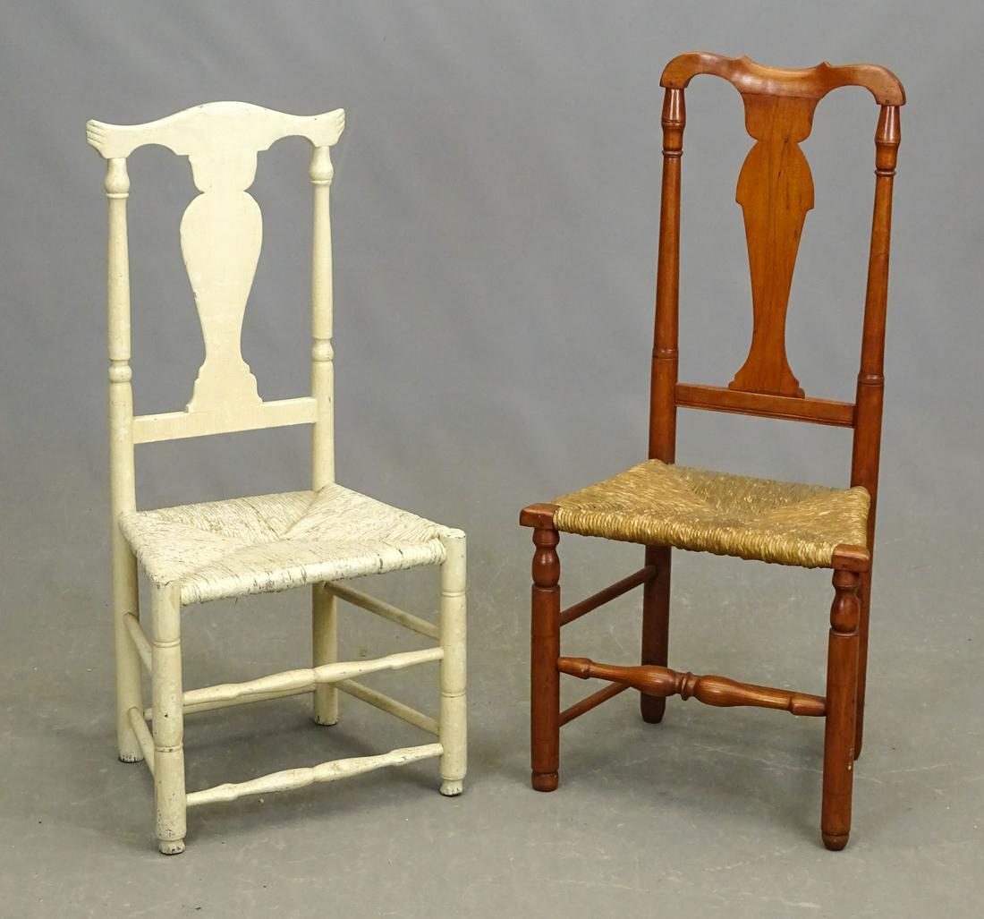 18th c. Queen Anne Chairs (1 of 8)