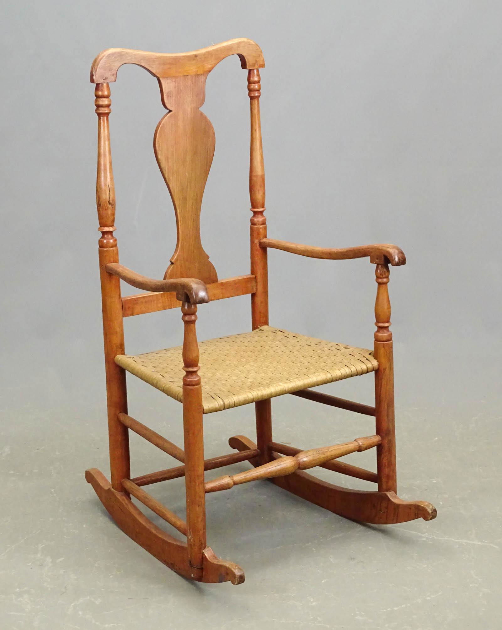 18th c. Queen Anne Rocking Chair (1 of 4)