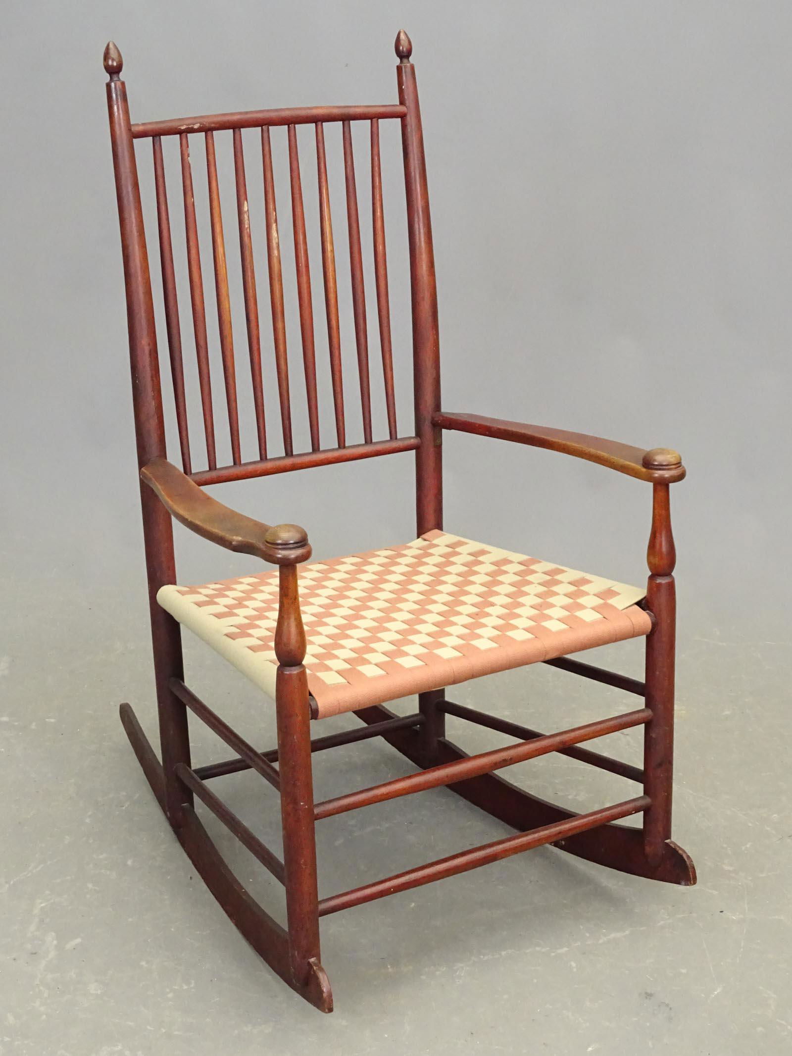 19th c. Shaker Rocking Chair (1 of 3)