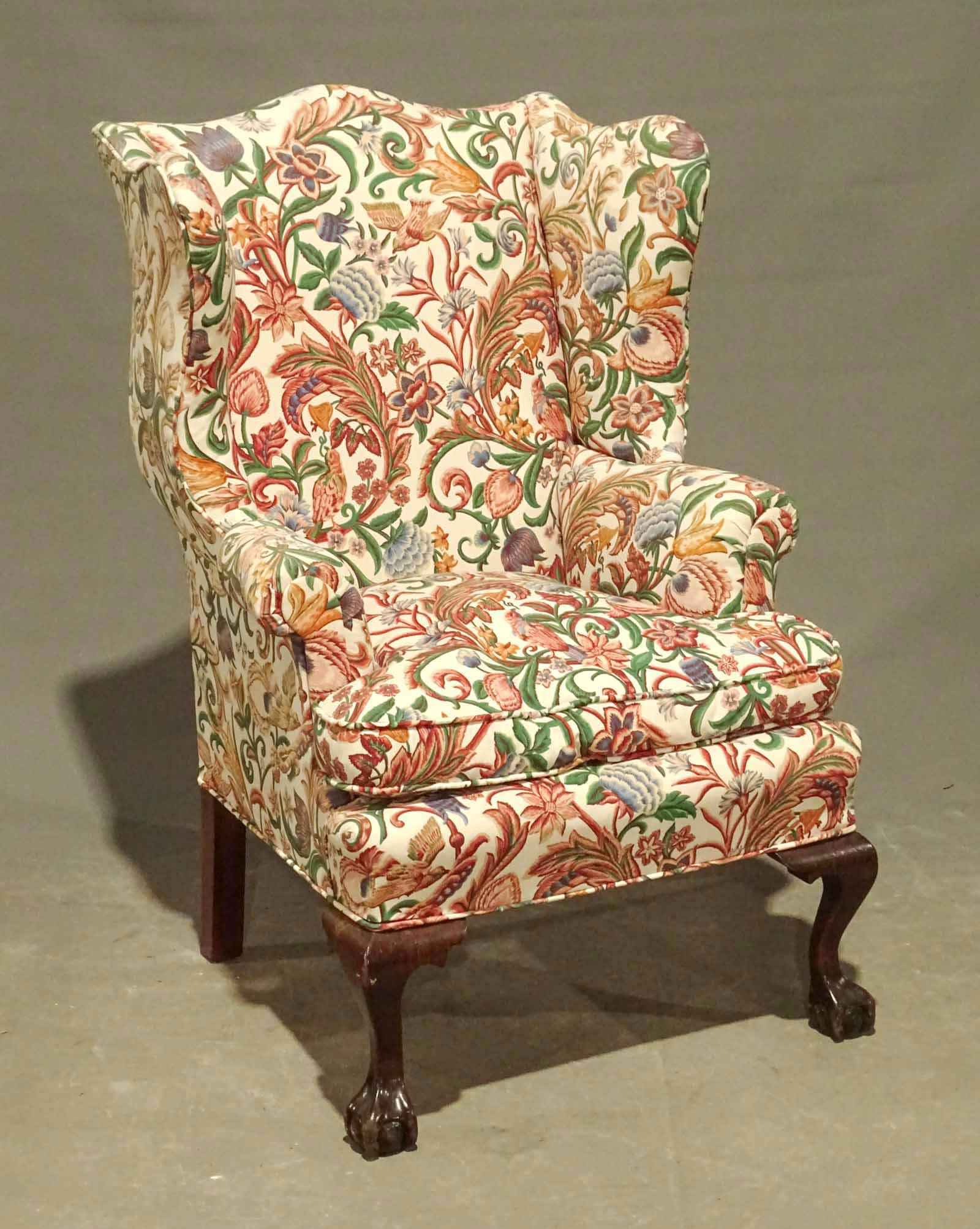 Chippendale Style Wing Chair (1 of 4)