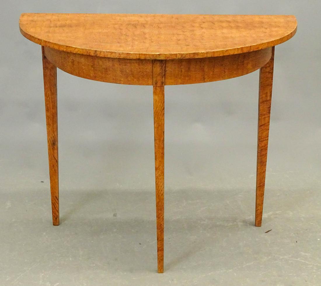 18th c. Demilune Table (1 of 4)