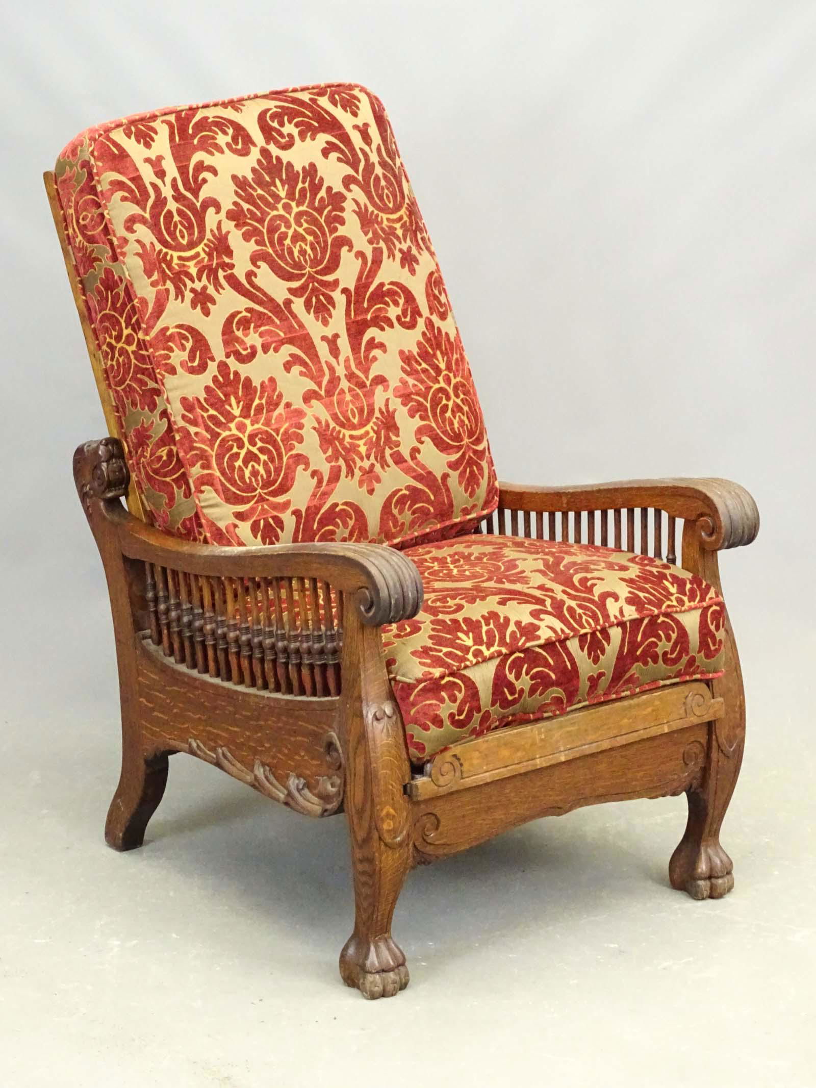 Victorian Oak Morris Chair (1 of 5)