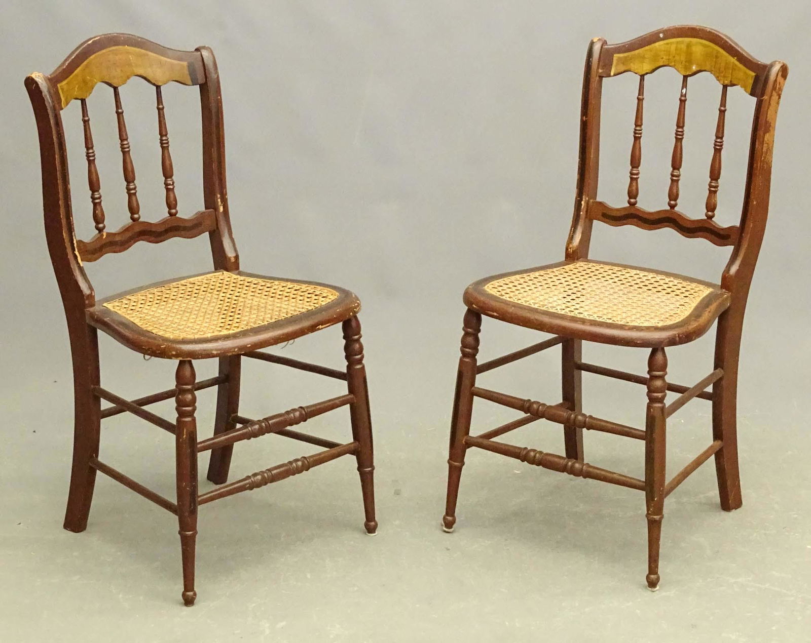 Pair Victorian Chairs (1 of 4)