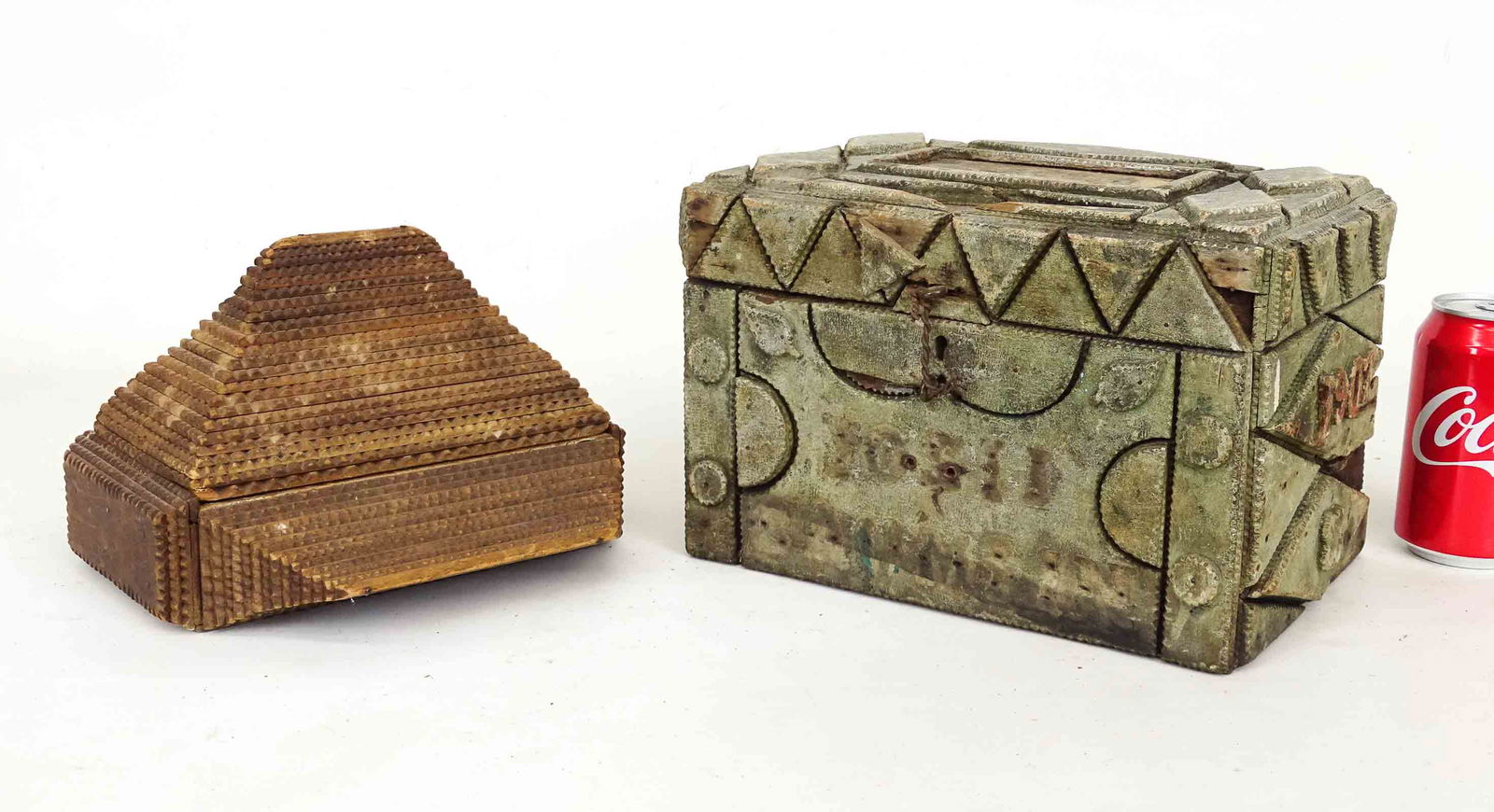 Tramp Art Boxes (1 of 9)