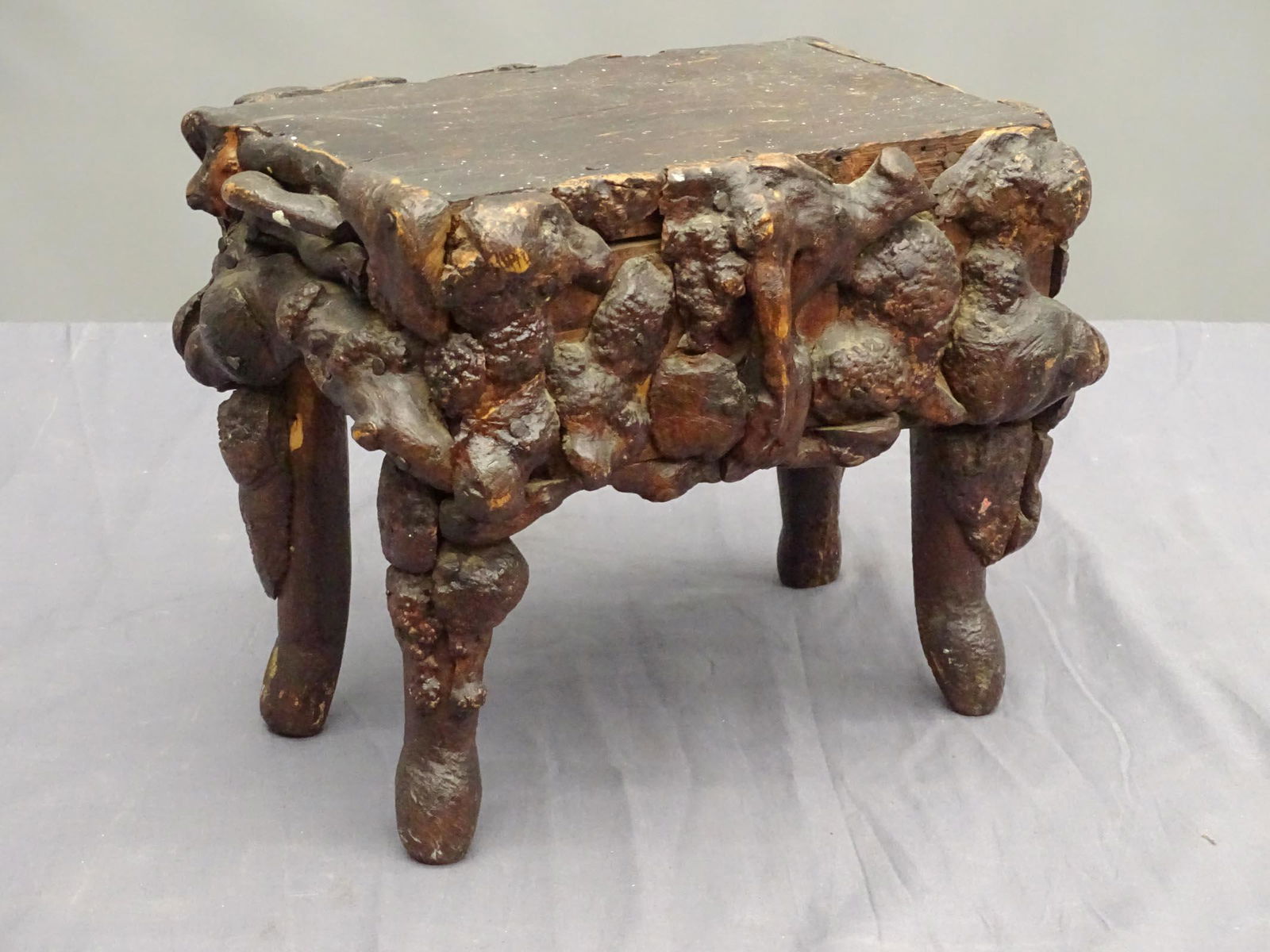 Folk Art Stool (1 of 3)