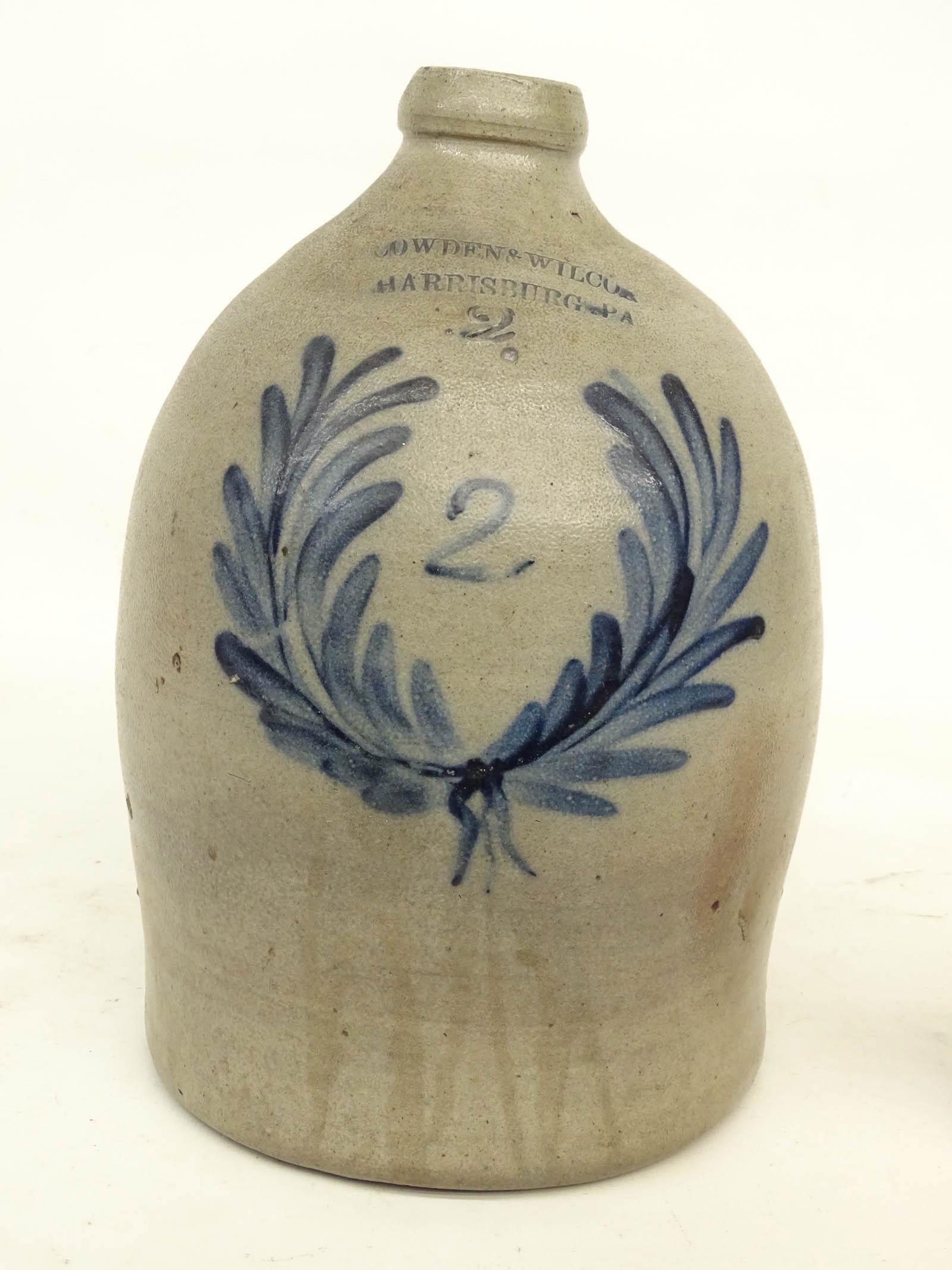 19th c. Stoneware Jug (1 of 5)