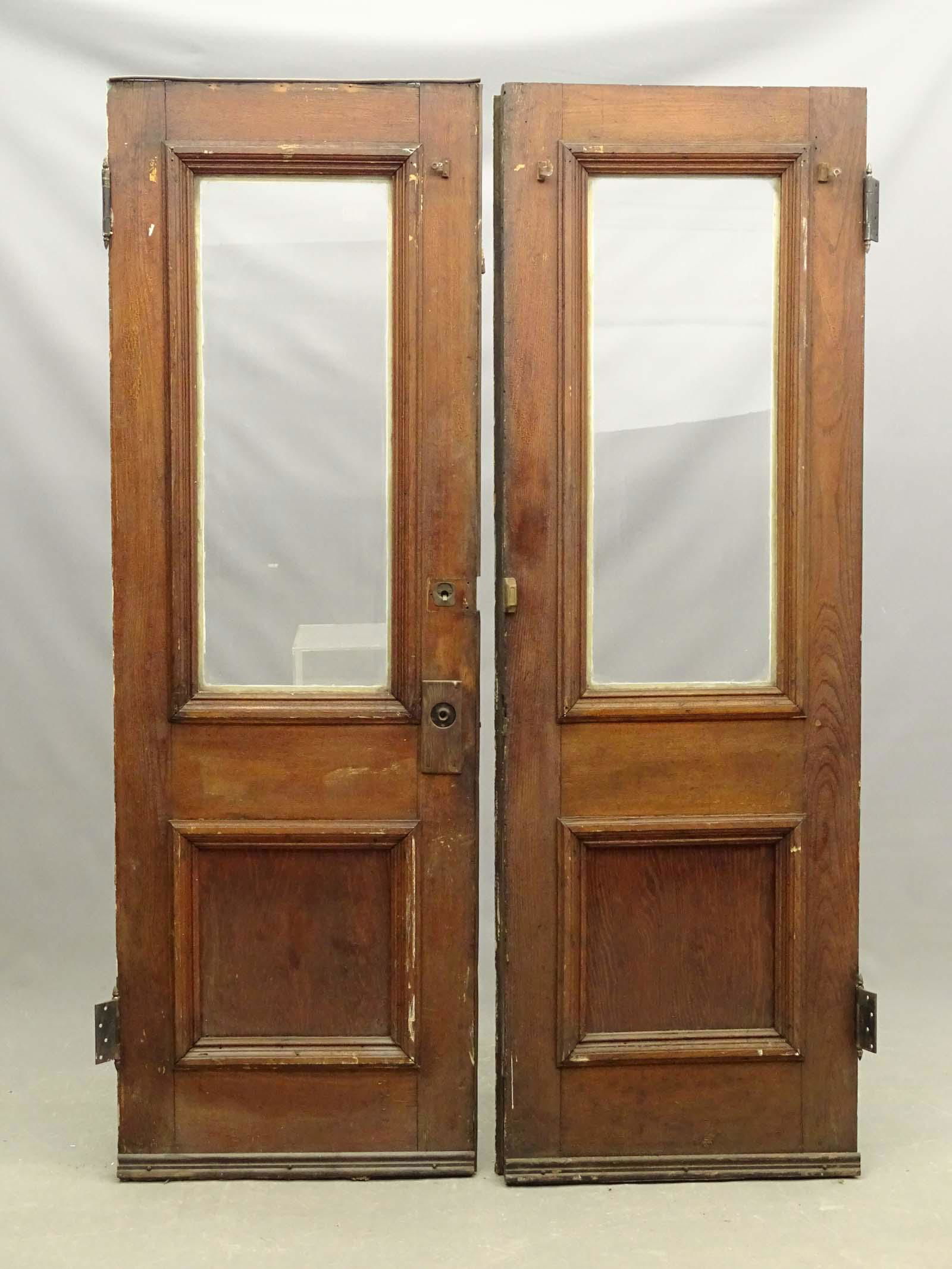 Pair of Antique Oak Doors (1 of 3)