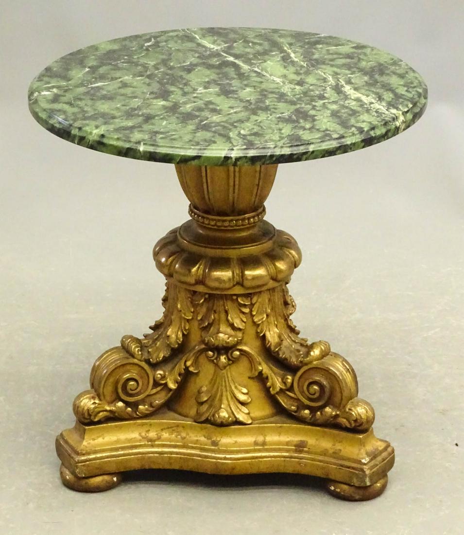 French Marble Top Table (1 of 3)