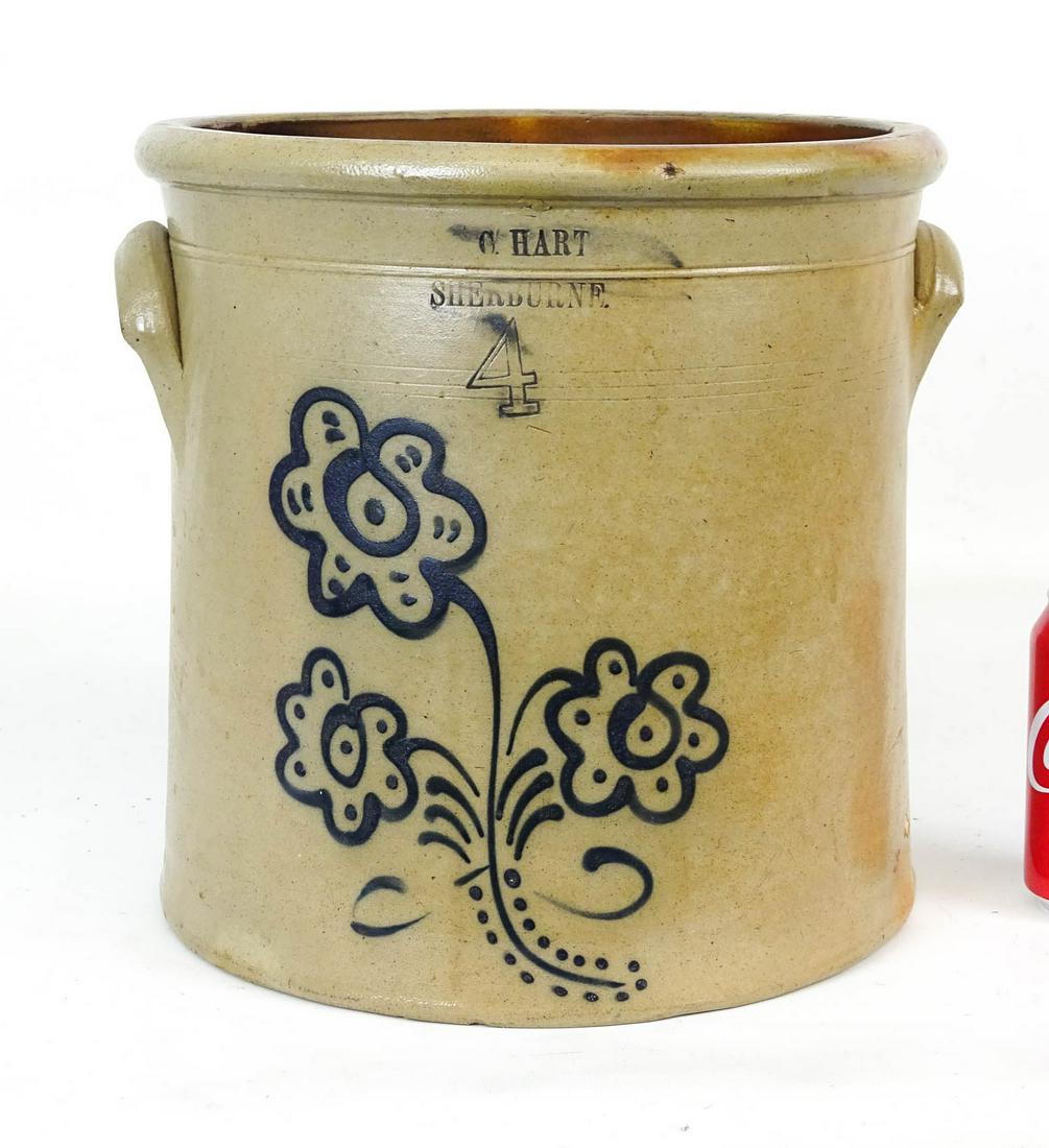 19th c. Stoneware Crock (1 of 5)