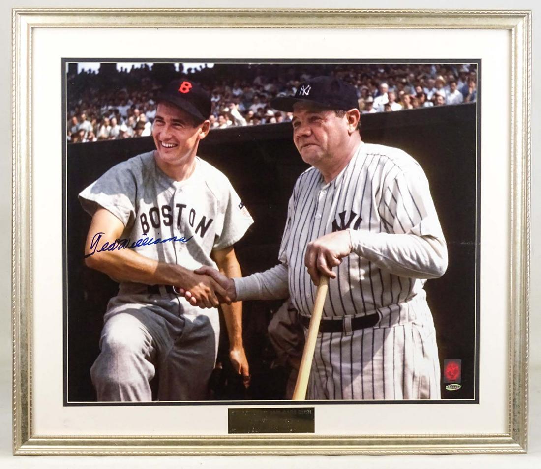 Ted Williams Autographed Photograph (1 of 9)