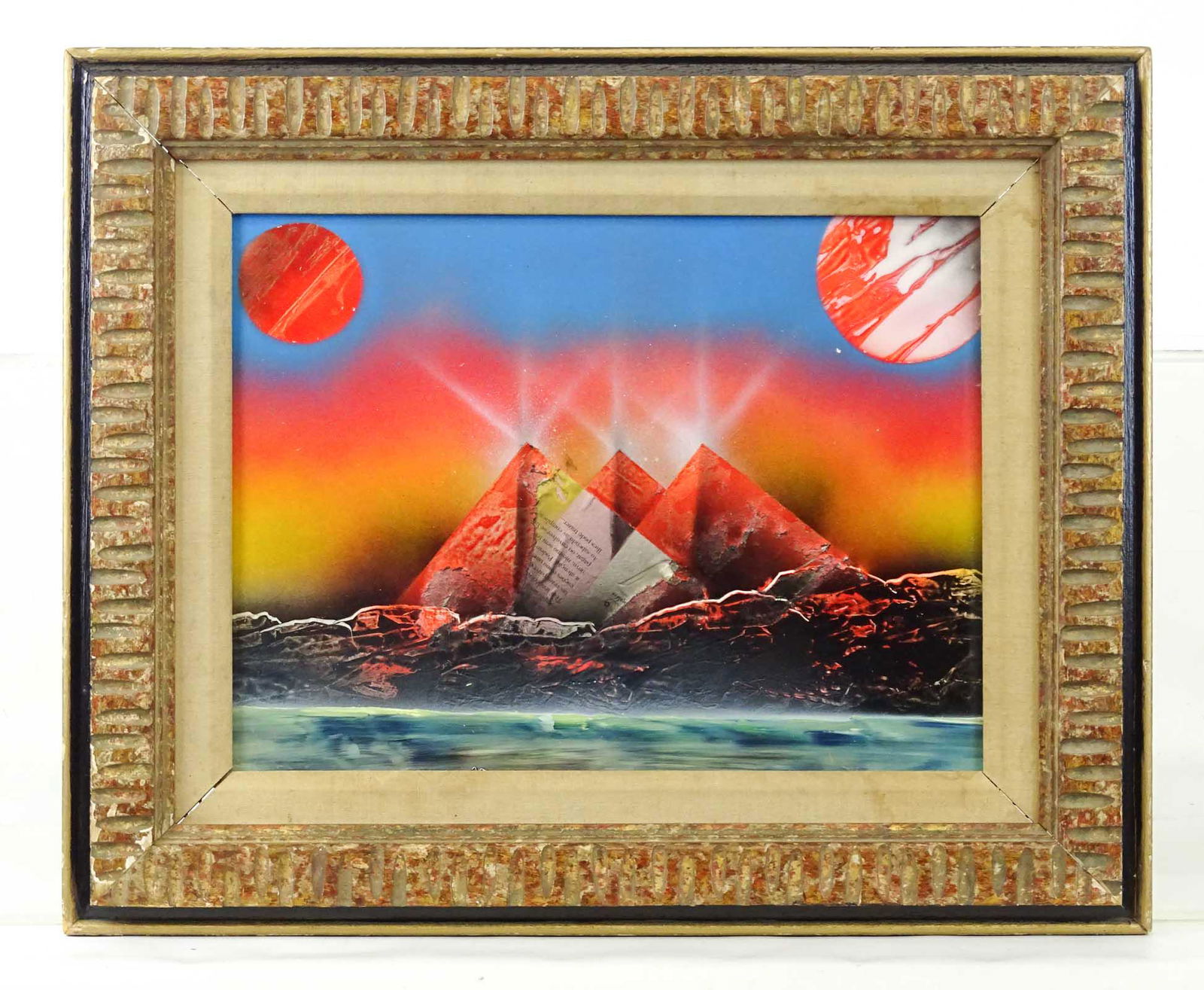 Modernist Fantasy Abstract Landscape Painting (1 of 4)