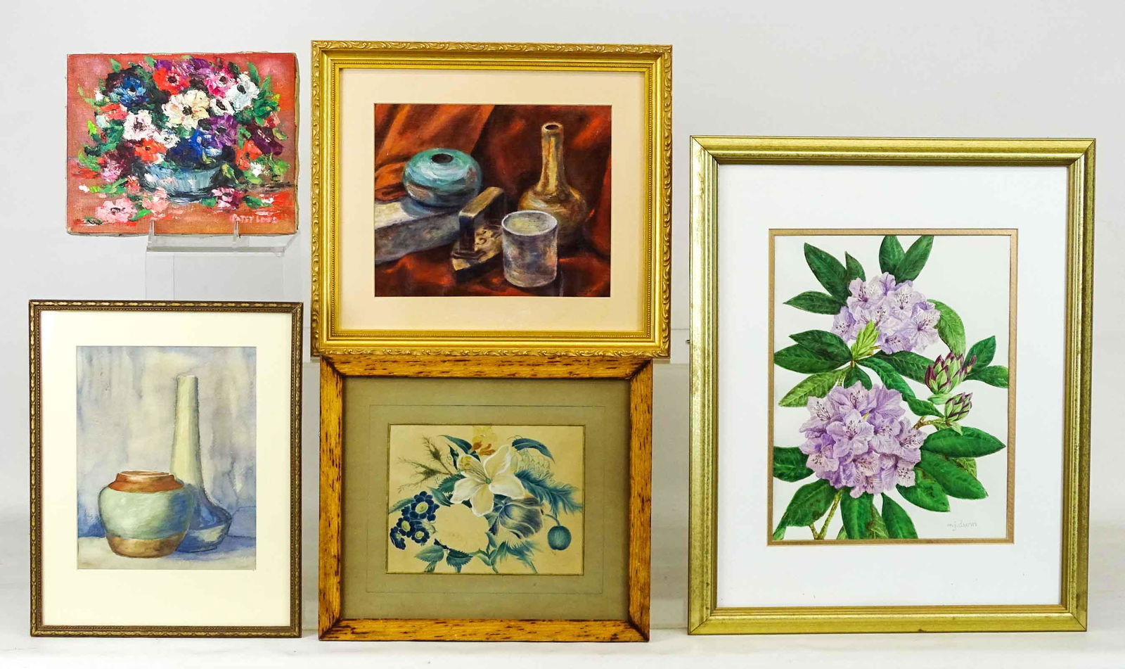 Art Lot, Still Life Paintings (5) (1 of 12)