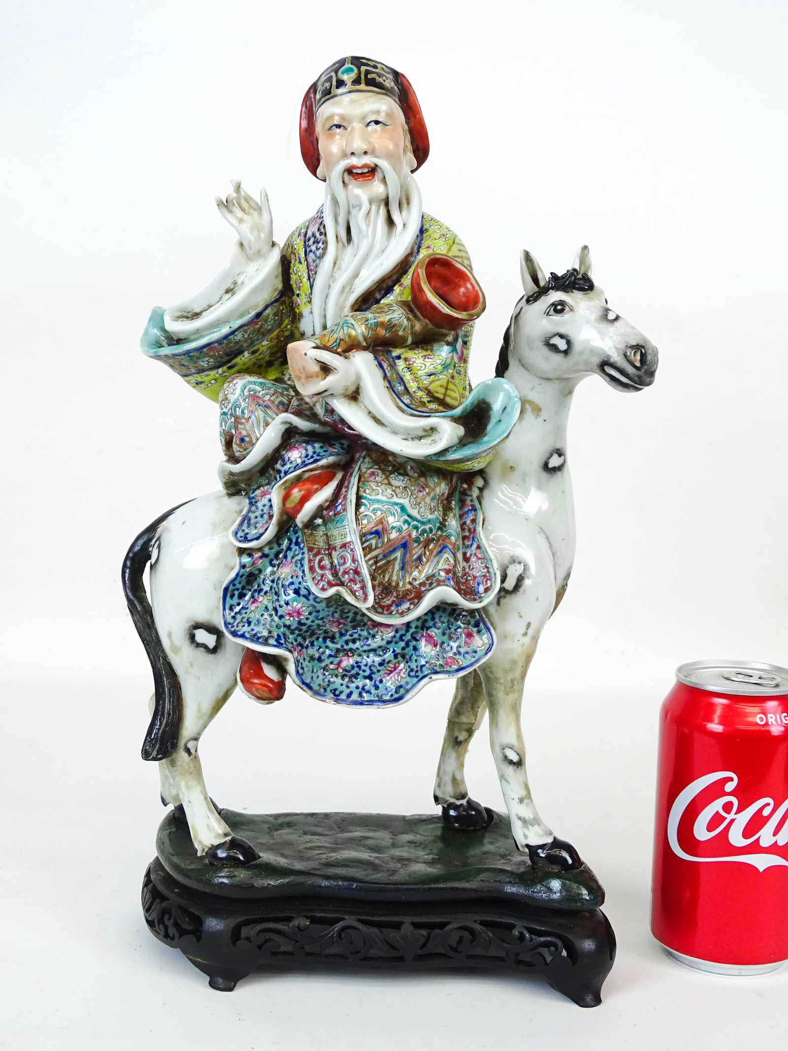 Chinese Ceramic Figure on Horseback (1 of 6)