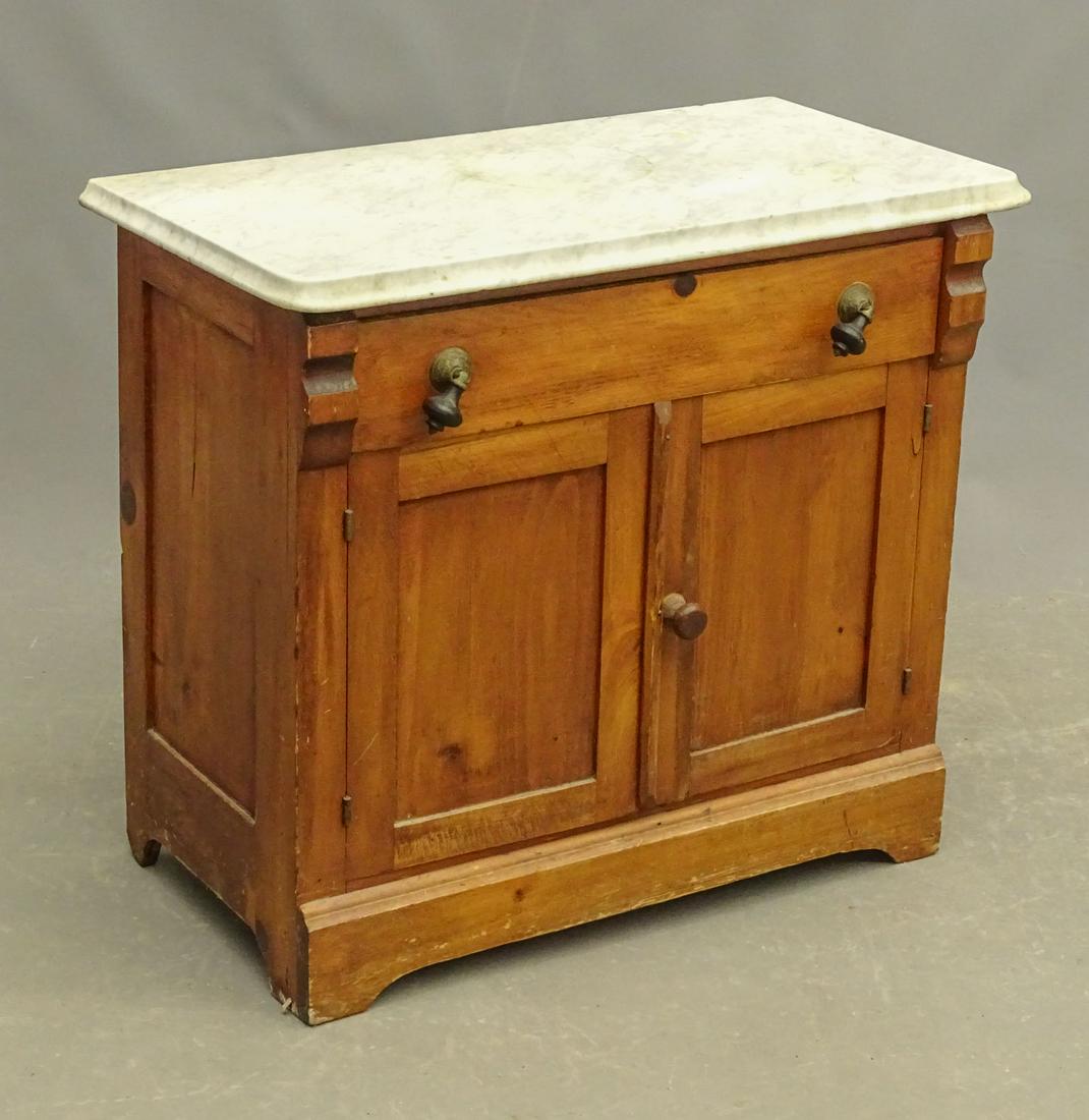 19th c. Marble Top Commode (1 of 4)