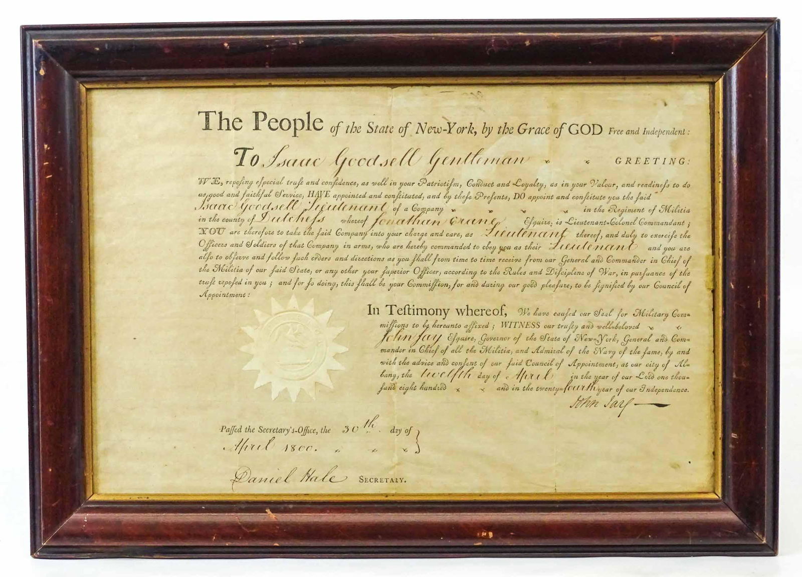 19th c. Document (1 of 6)