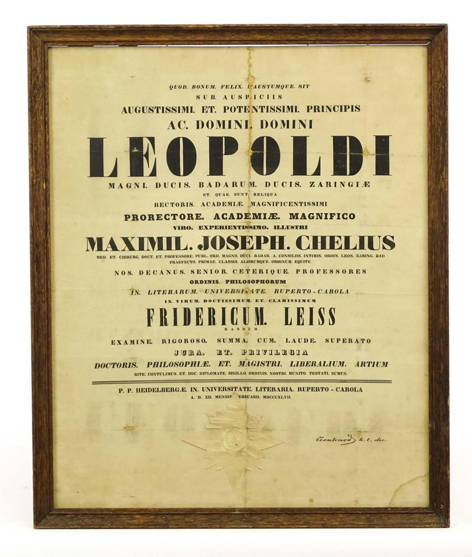 19th c. Broadside (1 of 5)