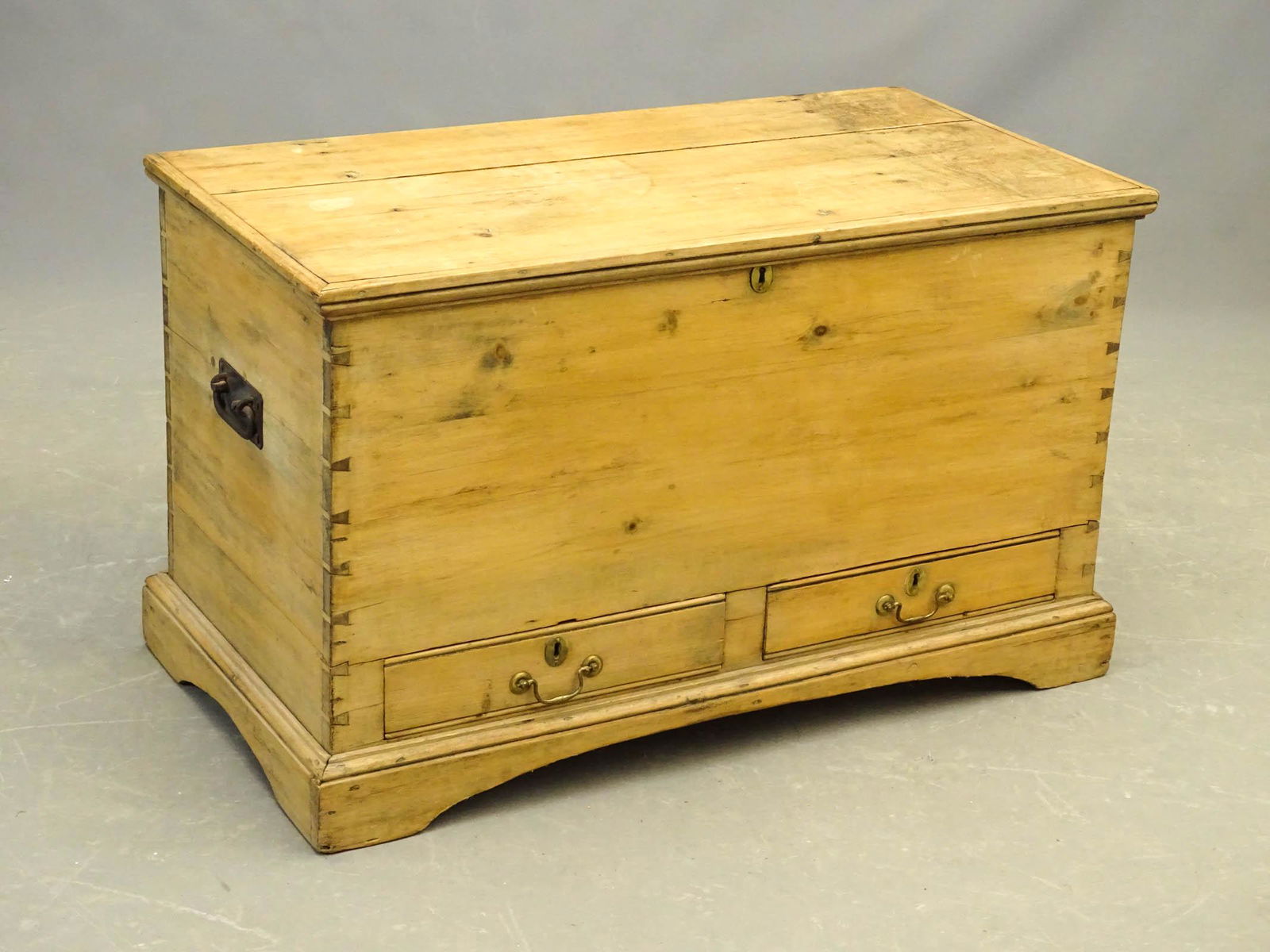 19th c. English Pine Blanket Chest (1 of 7)