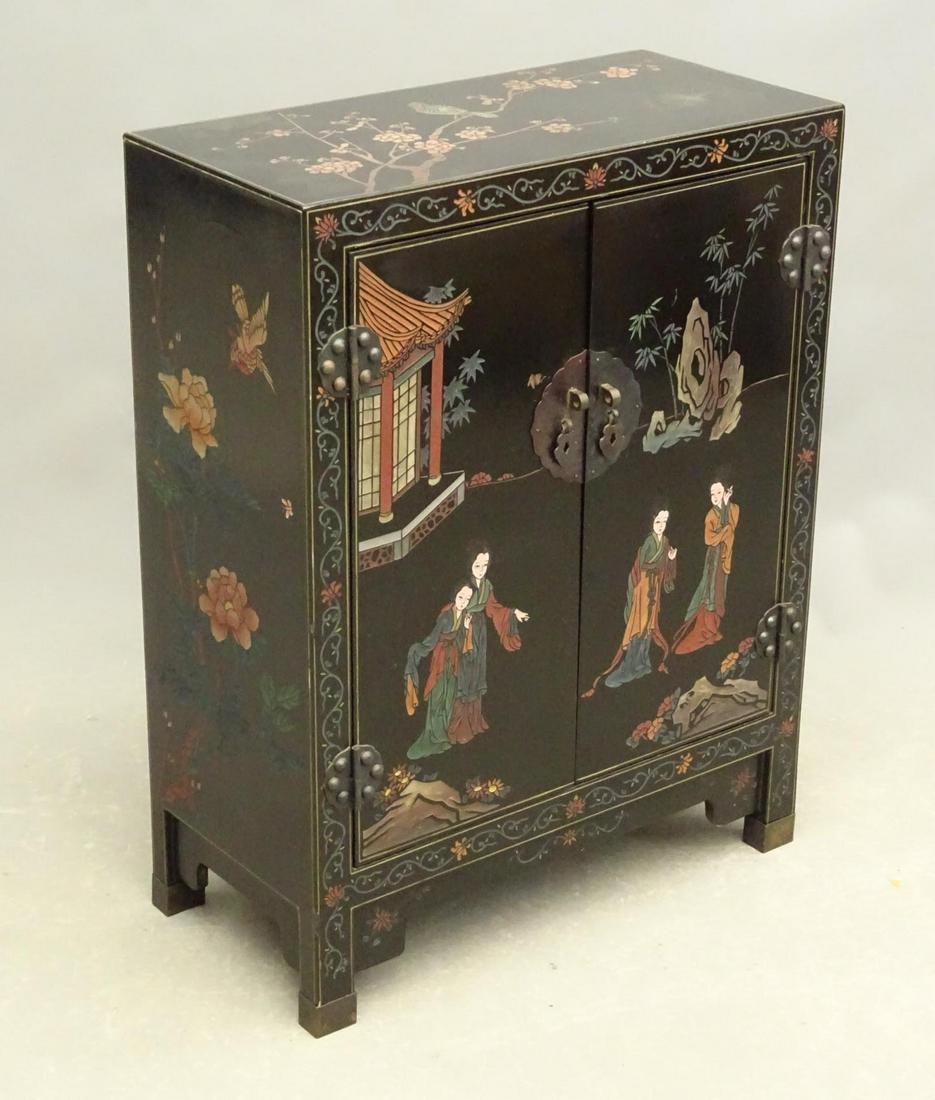 Korean Cabinet: Korean two door cabinet. 23" x 11" x 30".