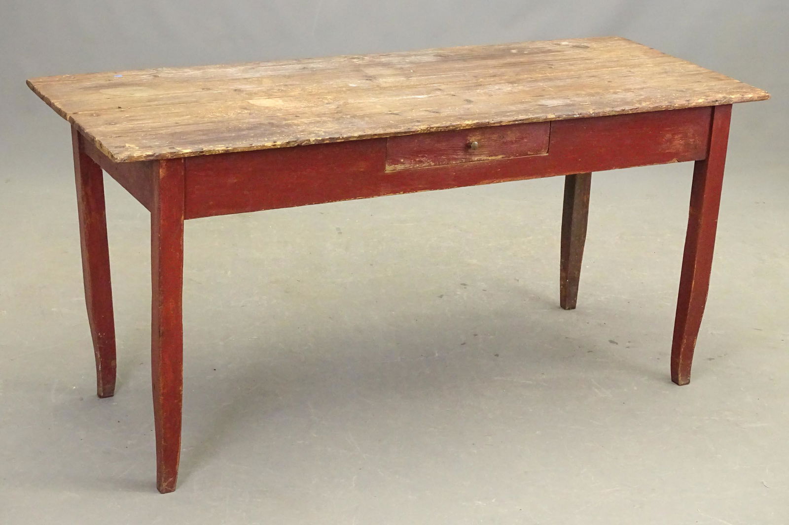 19th c. Primitive Work Table (1 of 4)