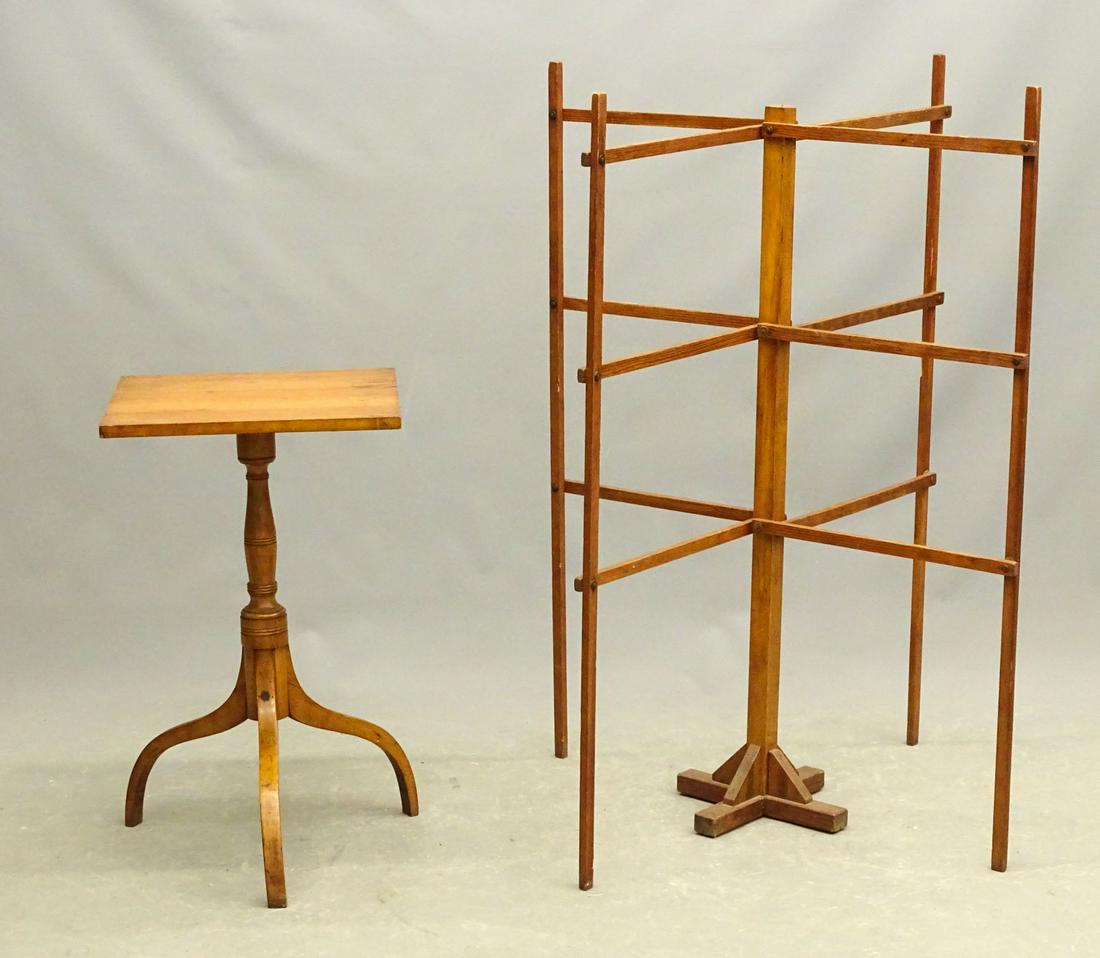 Candlestand & Drying Rack Lot (1 of 6)