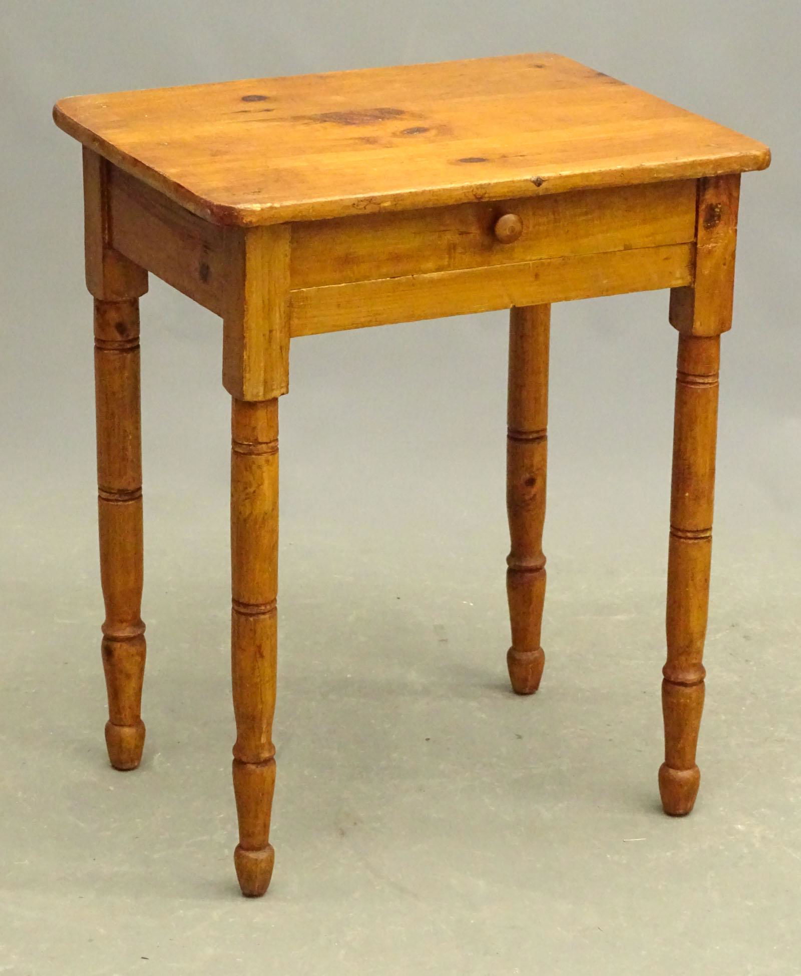 19th c. Single Drawer Stand (1 of 4)