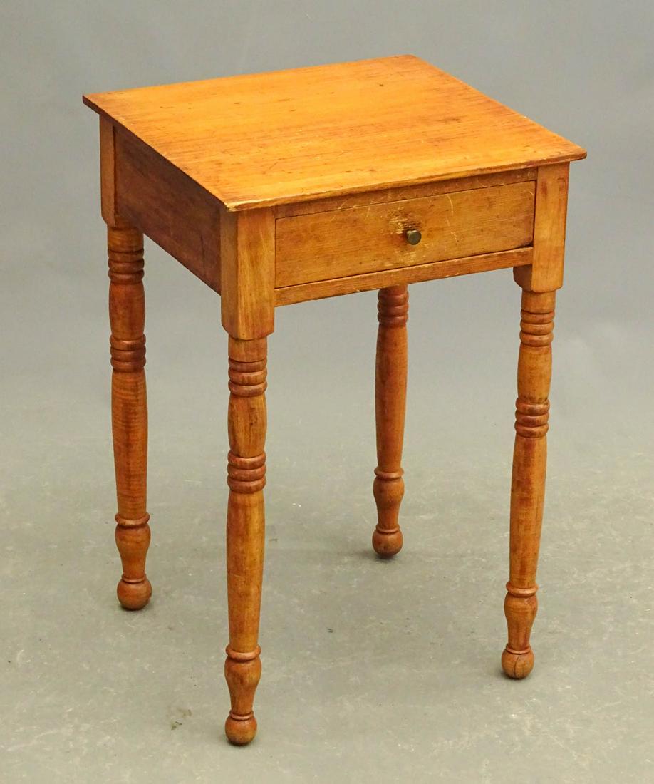 19th c. Single Drawer Stand (1 of 4)