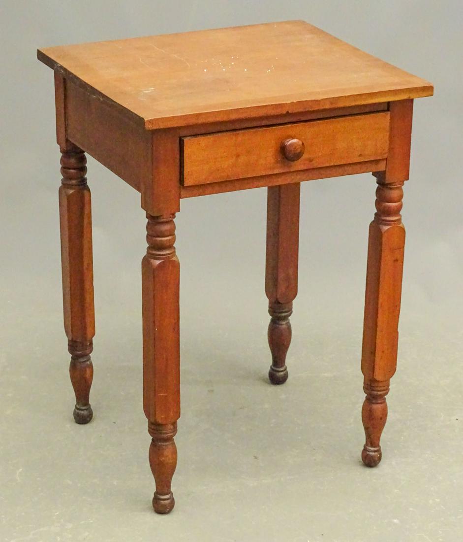 19th c. Single Drawer Stand (1 of 3)