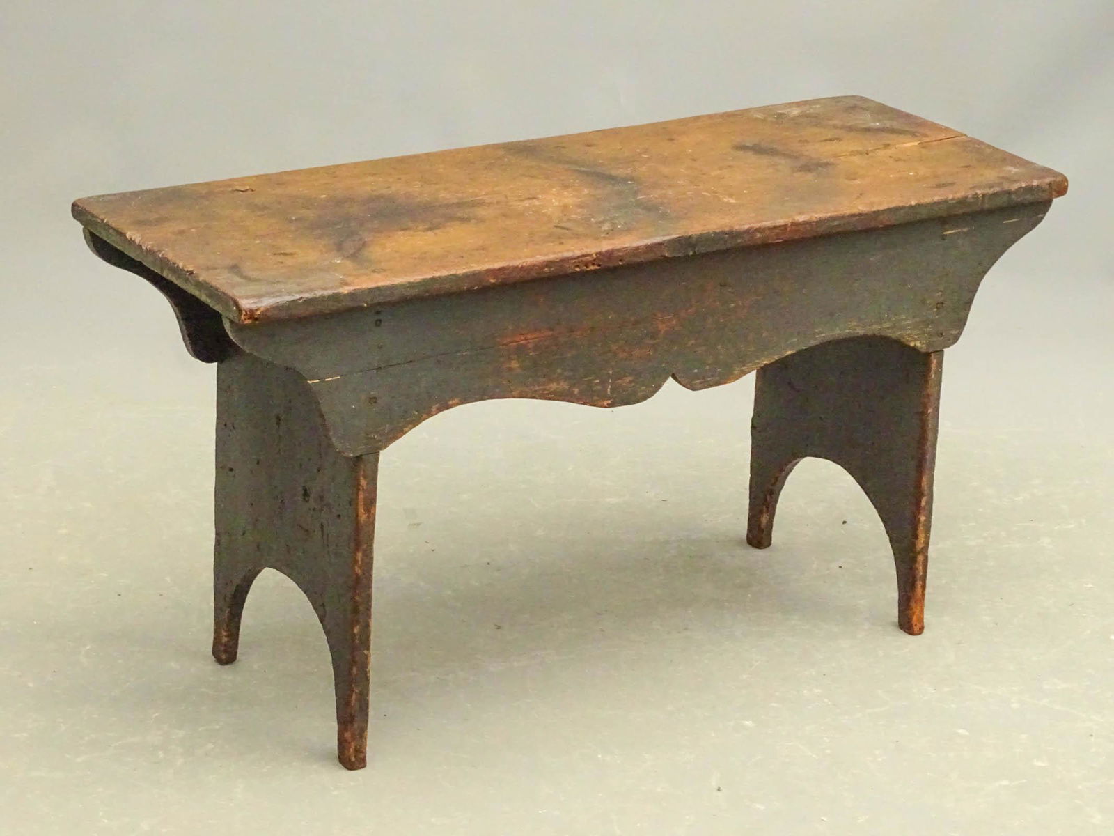 19th c. Bootjack Bench (1 of 3)