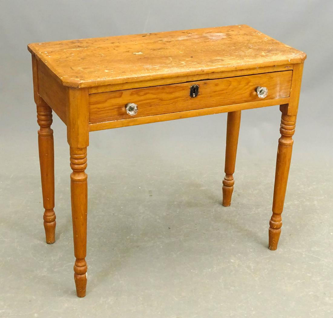 19th c. Single Drawer Stand (1 of 3)