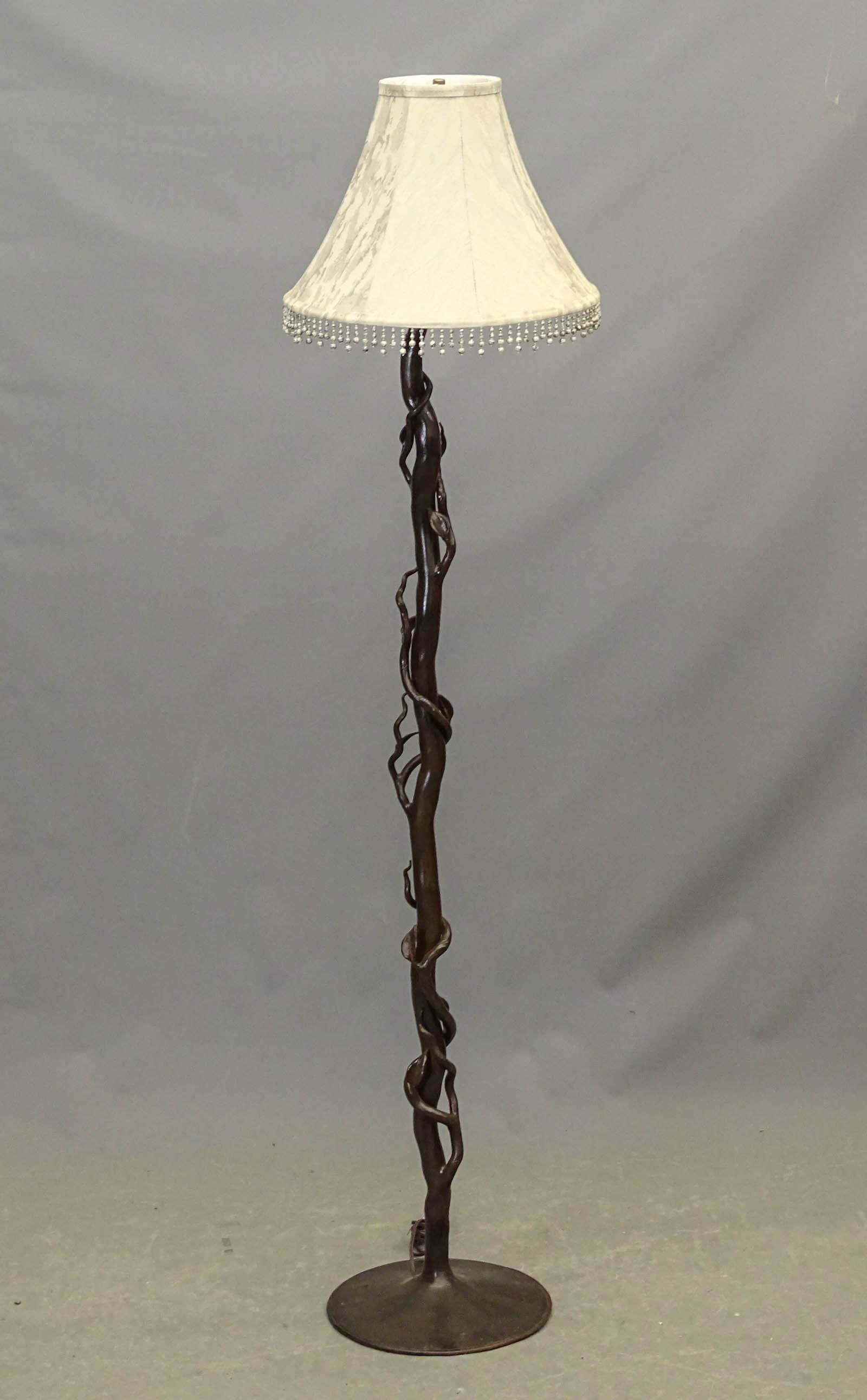 Wrought Iron Floor Lamp (1 of 3)