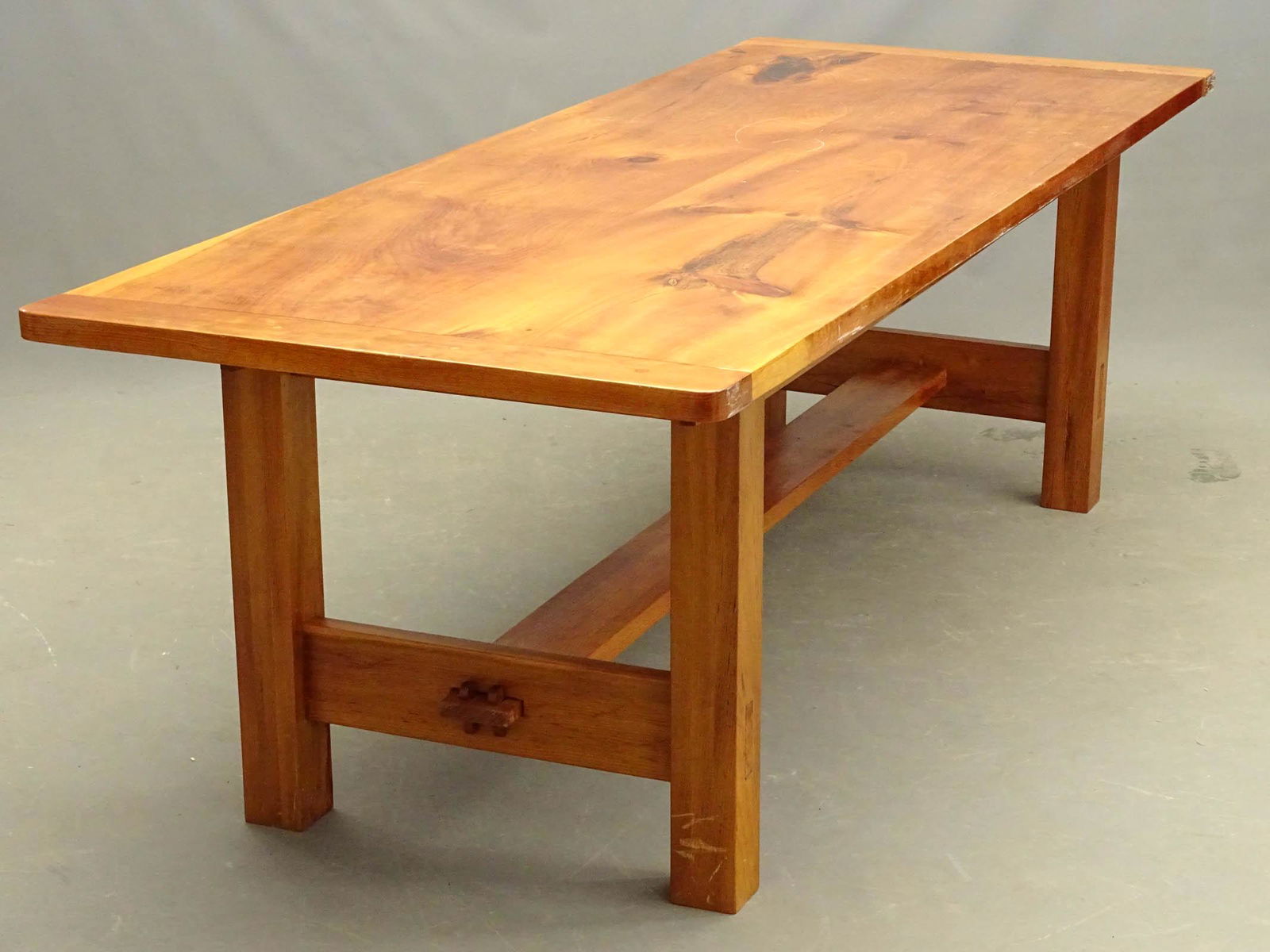 Stretcher Base Farm Table (1 of 3)