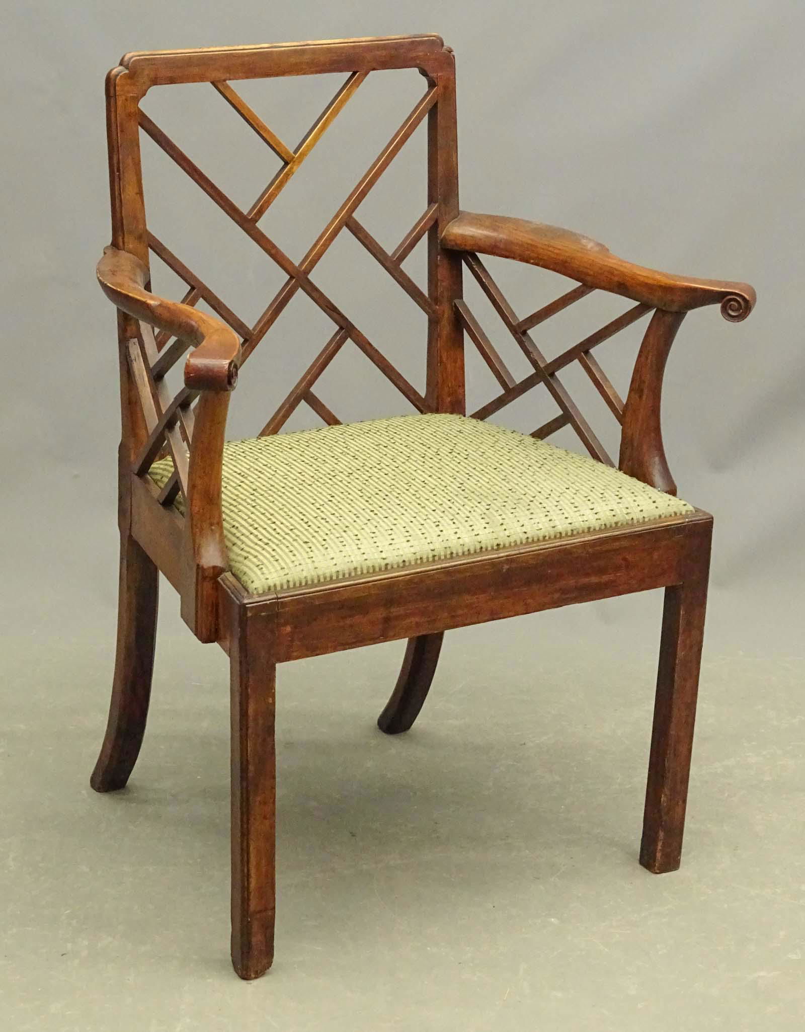 English Chinese Chippendale Chair (1 of 3)