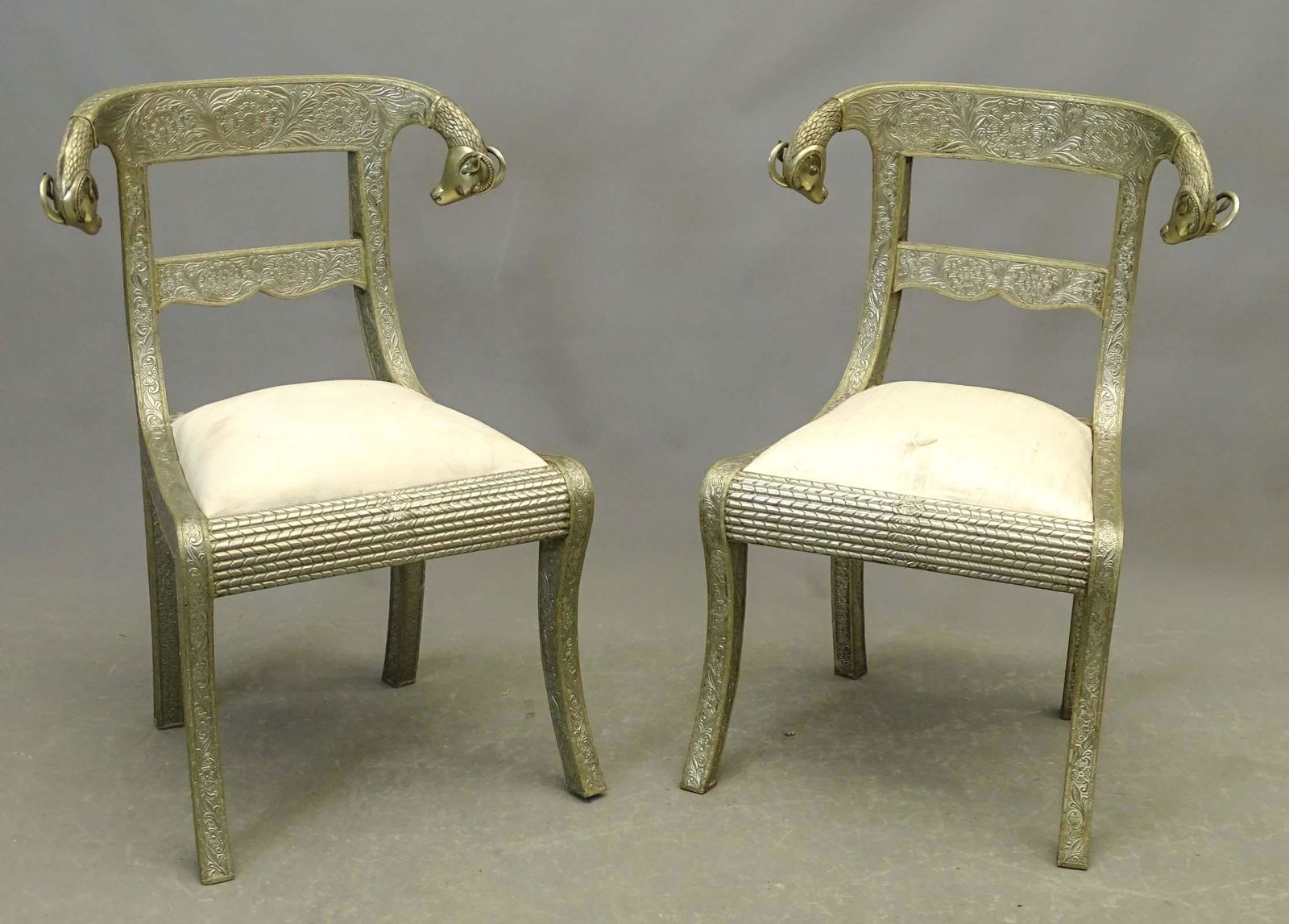 Anglo-Indian Rams Heads Chairs (1 of 5)