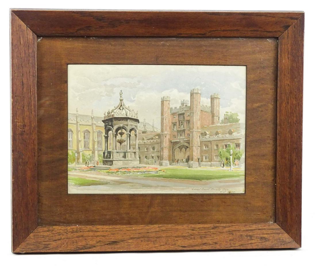 Trinity College Hand Colored Print (1 of 4)