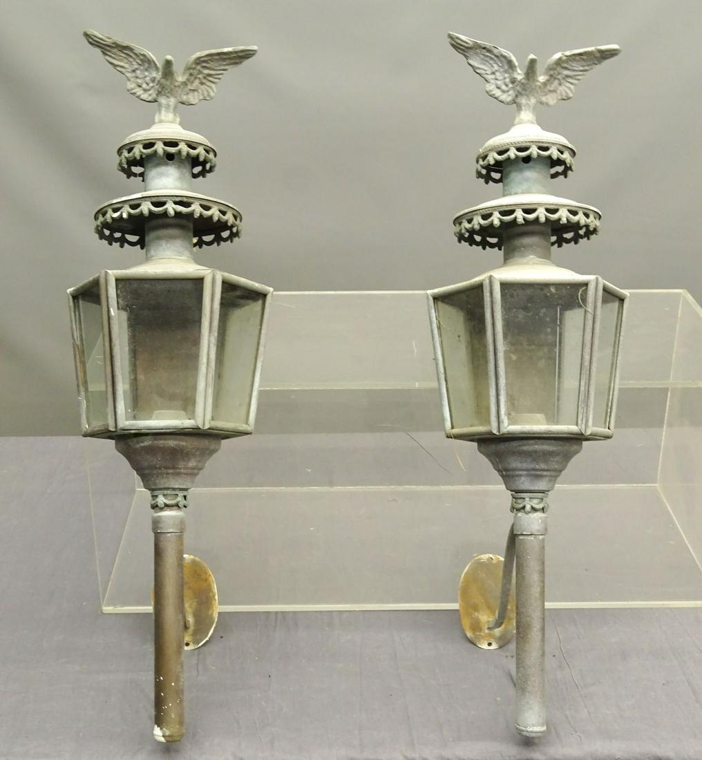 Pair of Copper Lanterns (1 of 4)