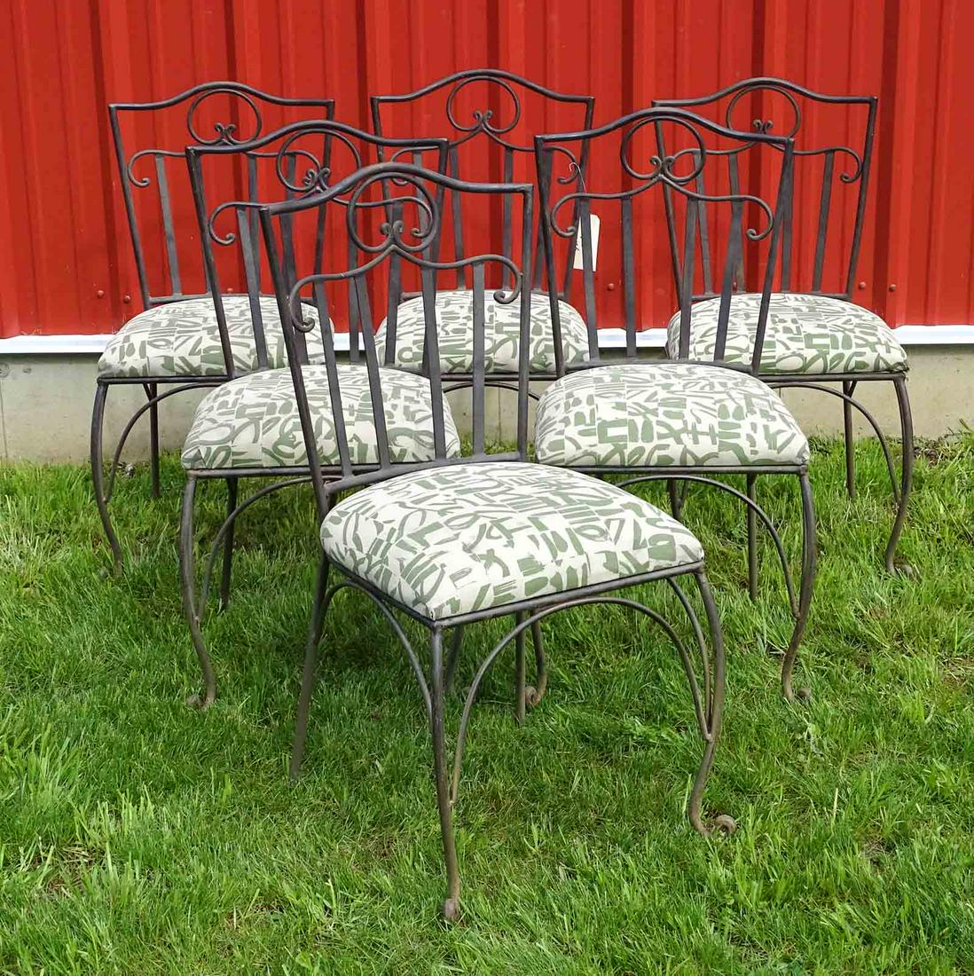 Set of Wrought Iron Chairs (1 of 4)