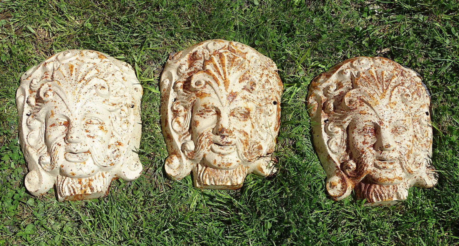 Cast Iron Mythical Masks (1 of 4)
